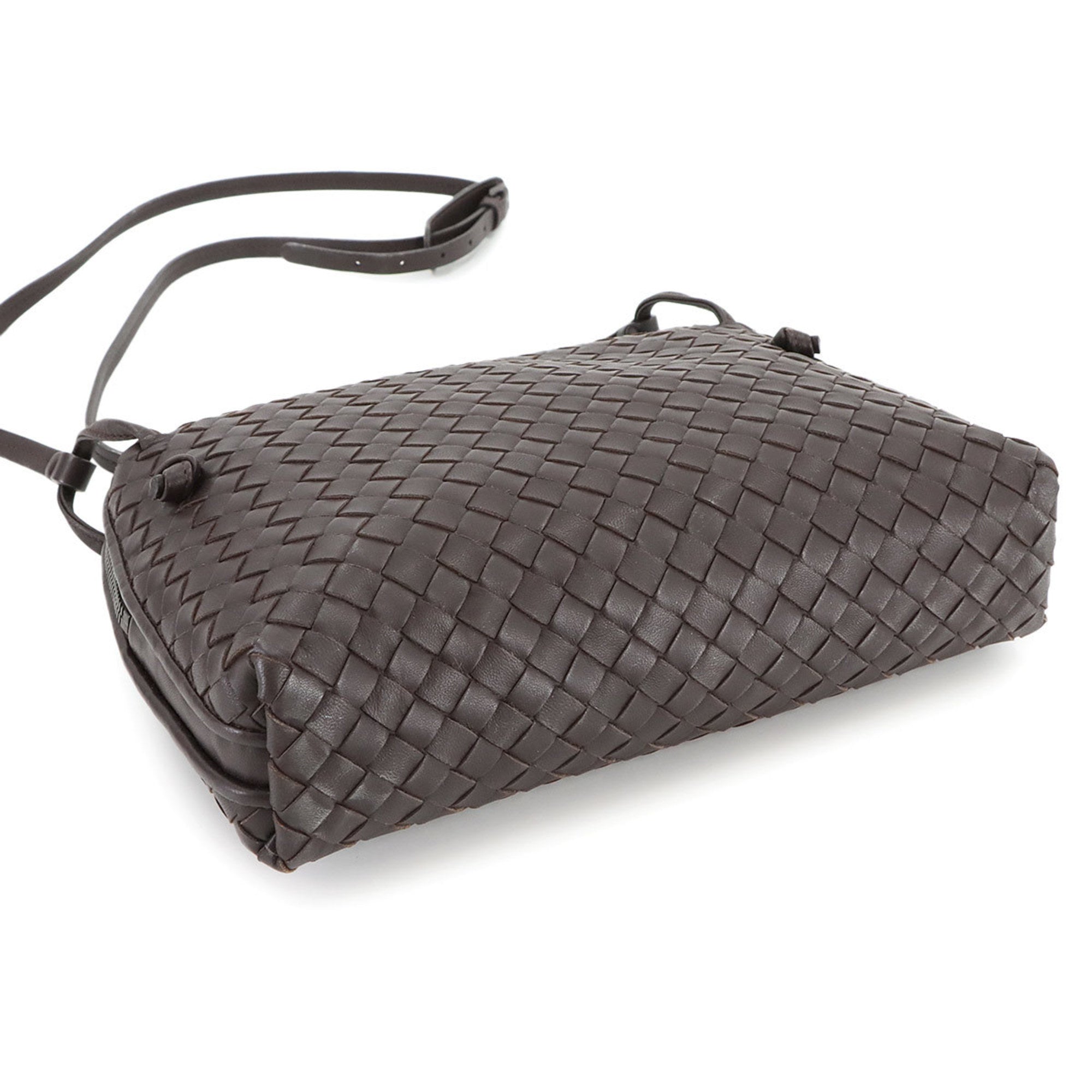 Bottega Veneta Brown Leather Shoulder Bag (Pre-Owned)