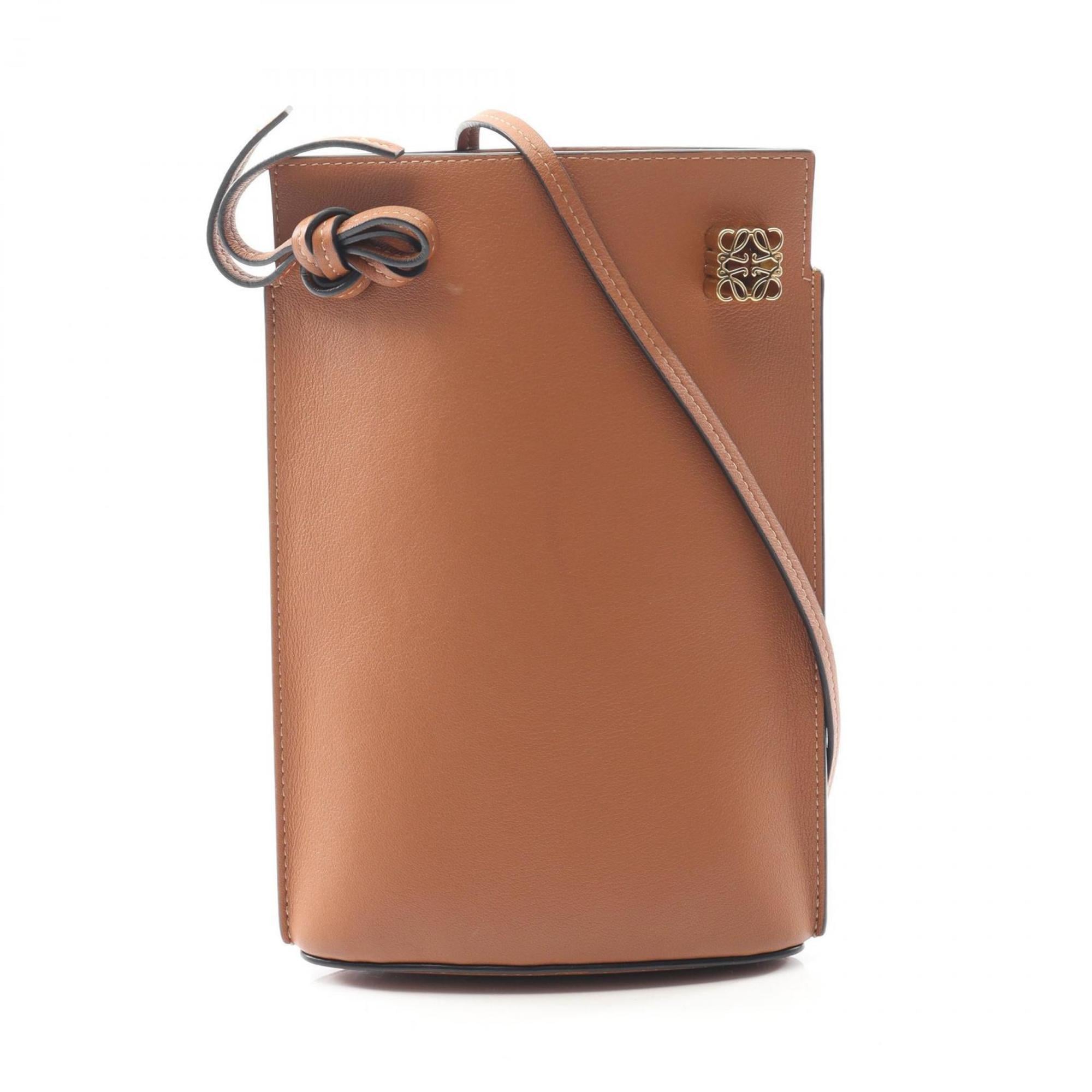 Loewe Brown Leather Shoulder Bag (Pre-Owned)