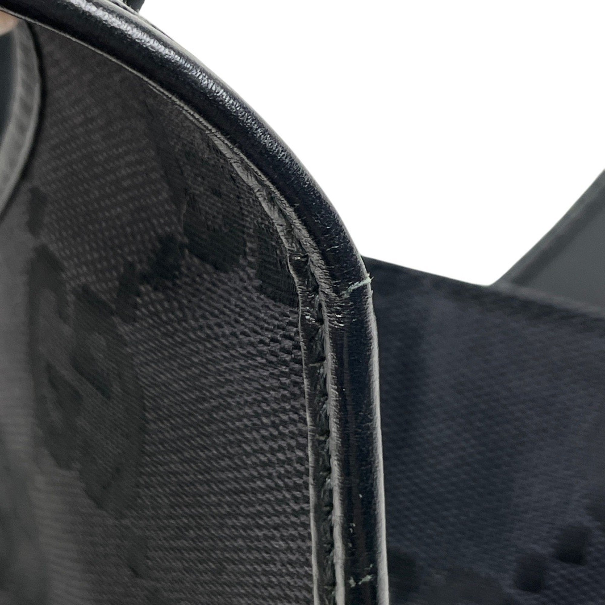 Gucci Black Canvas Leather Handbag (Pre-Owned)