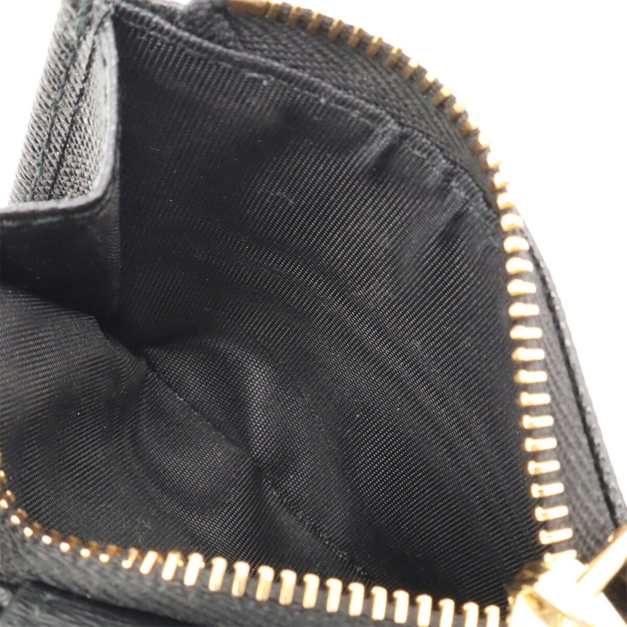 Prada Black Nero Leather Wallet (Bi-Fold) (Pre-Owned)