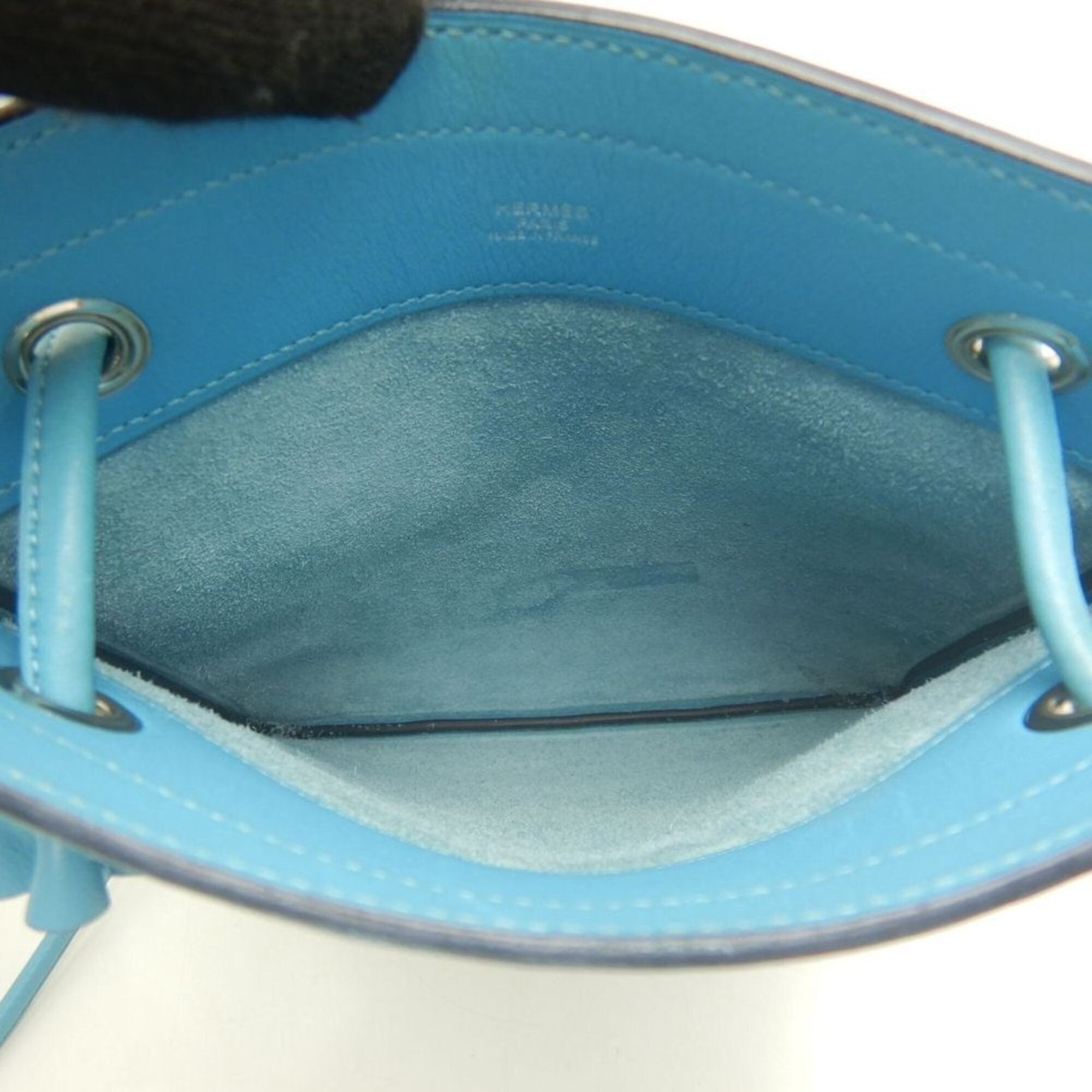 Hermes Silver Swift Leather Shoulder Bag (Pre-Owned)
