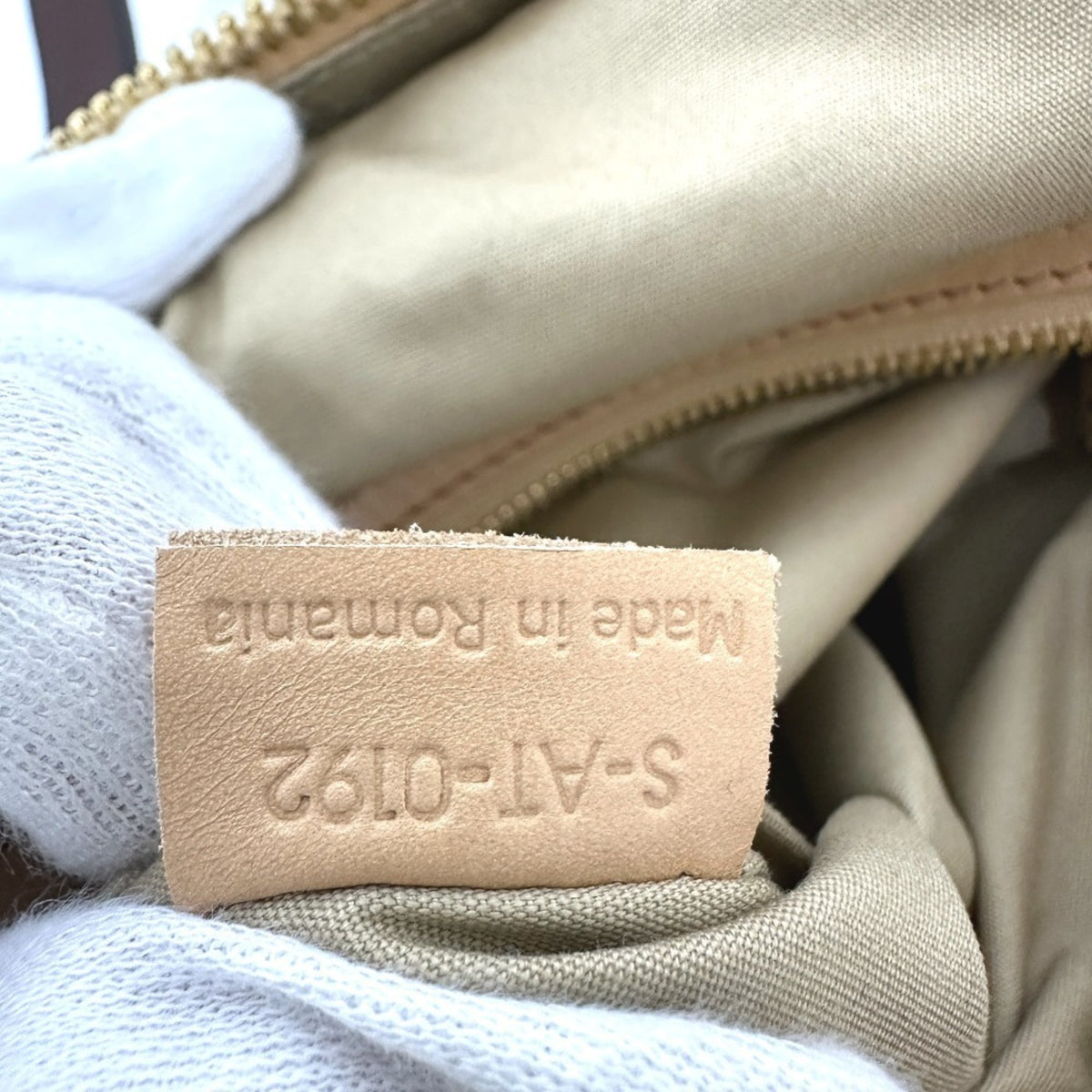 Celine Beige Leather Handbag Tote Bag (Pre-Owned)
