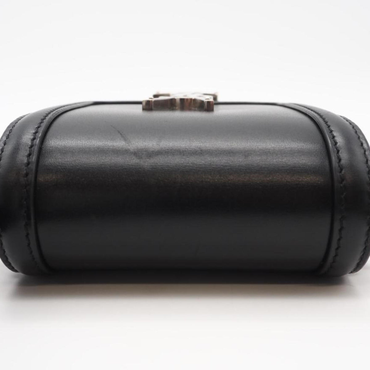 Yves Saint Laurent Black Leather Shoulder Bag (Pre-Owned)