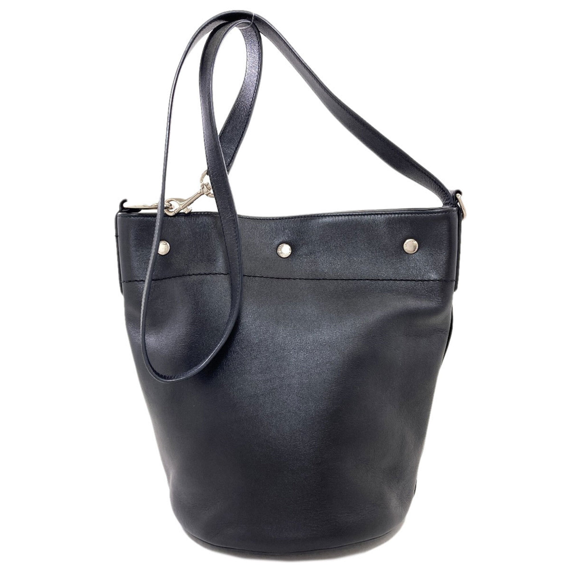 Saint Laurent Black Leather Shoulder Bag (Pre-Owned)