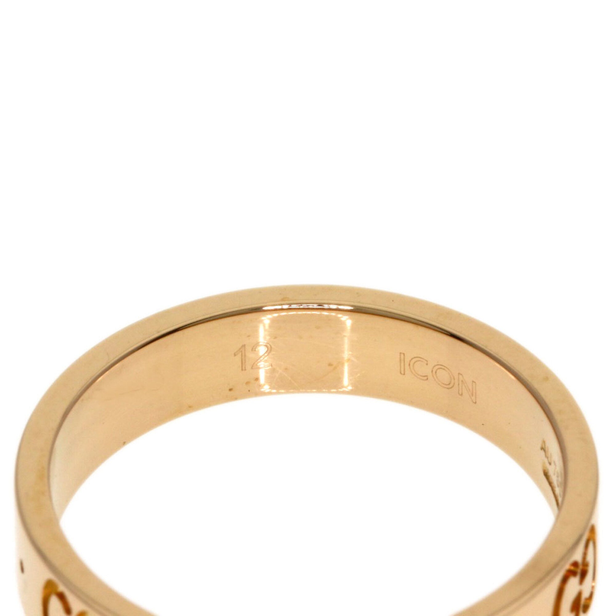 Gucci Icon Pink Gold (18K) Band Ring (Pre-Owned)