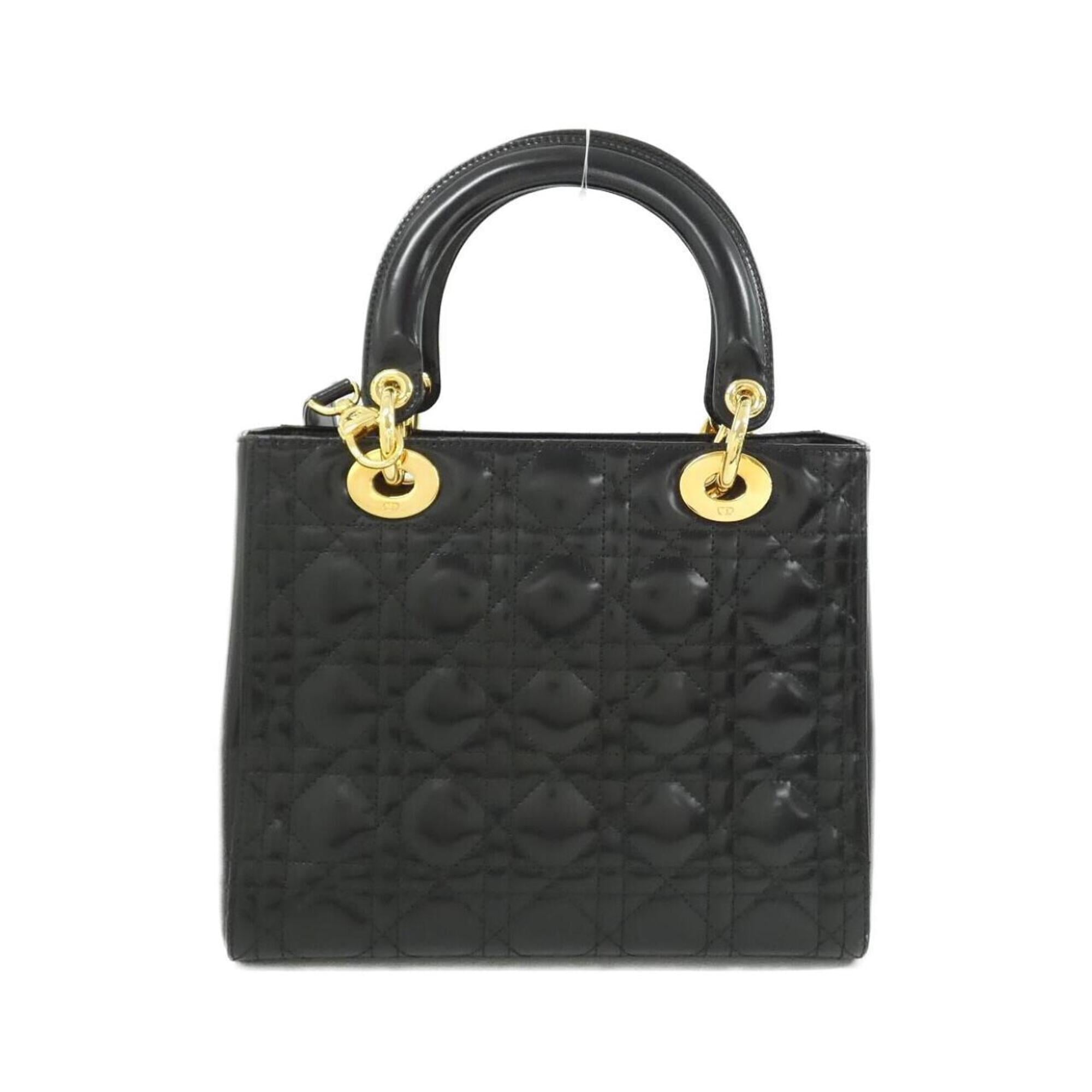 Christian Dior Black Leather Handbag (Pre-Owned)