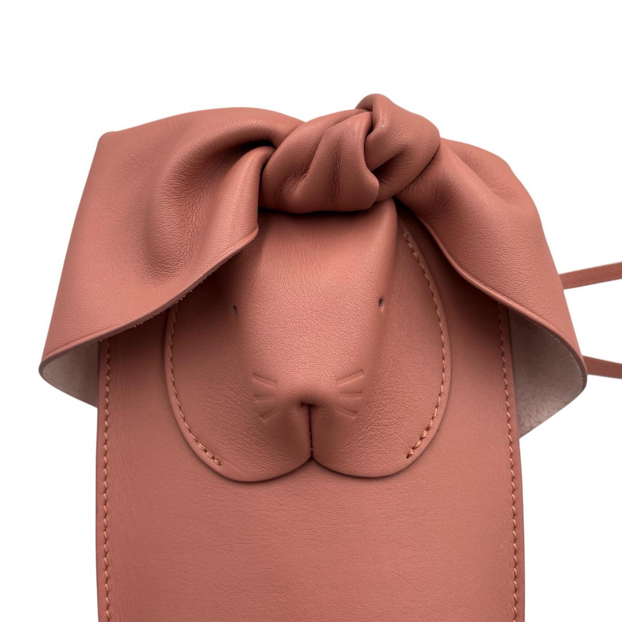 Loewe Pink Leather Shoulder Bag (Pre-Owned)
