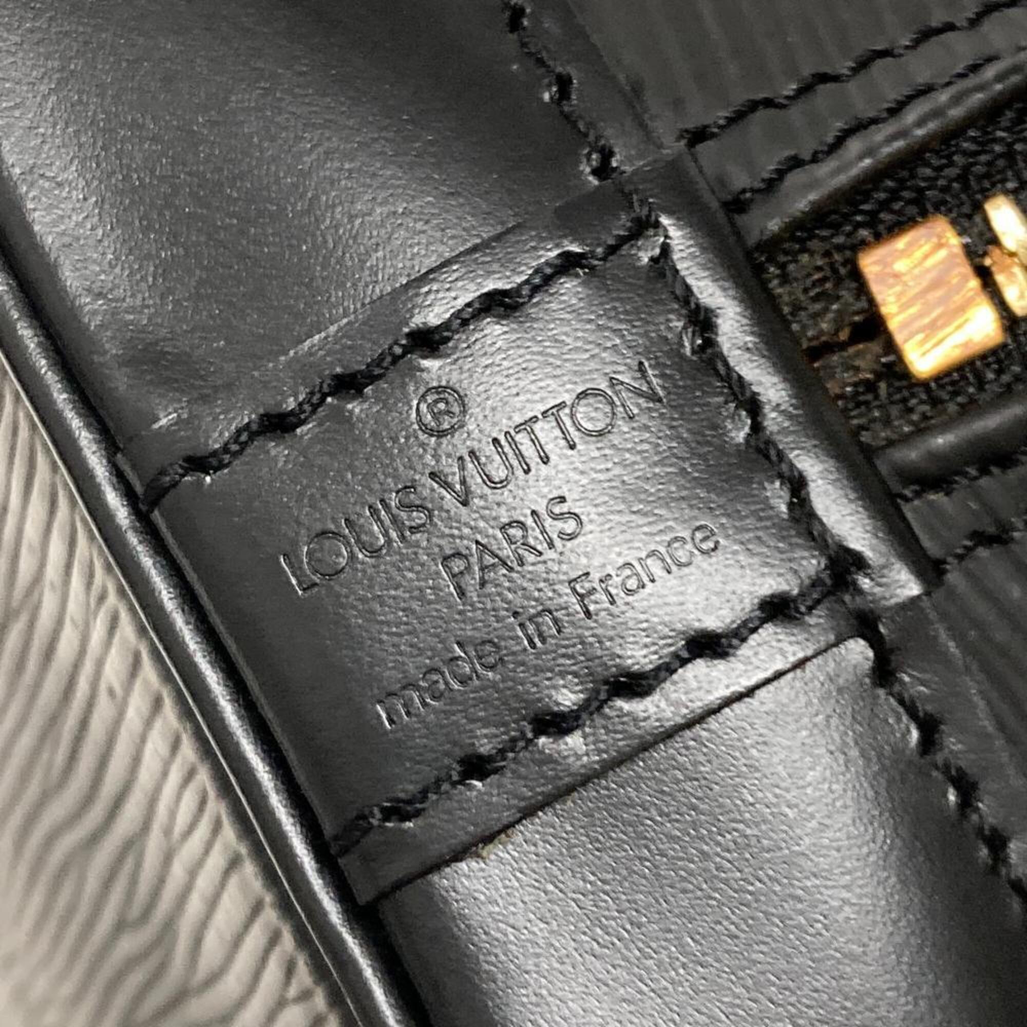 Louis Vuitton Black Galle Noir Epi Leather Handbag (Pre-Owned)