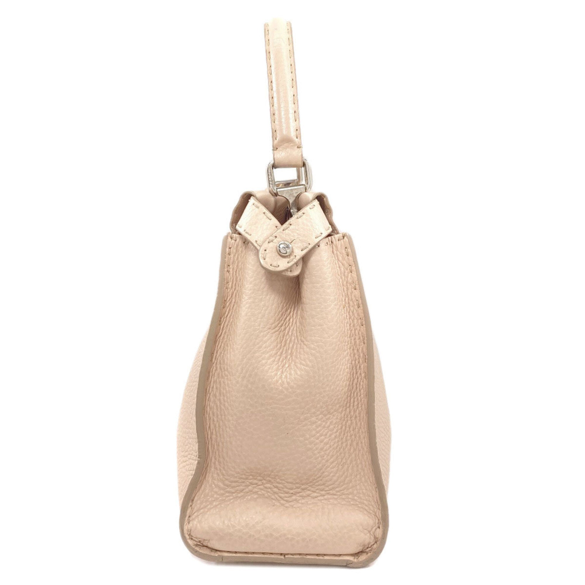 Fendi Beige Leather Handbag (Pre-Owned)