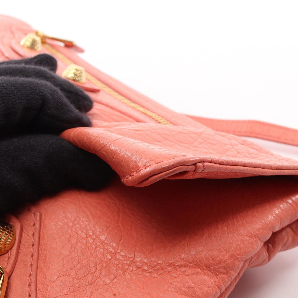 Balenciaga Orange Leather Clutch Bag (Pre-Owned)
