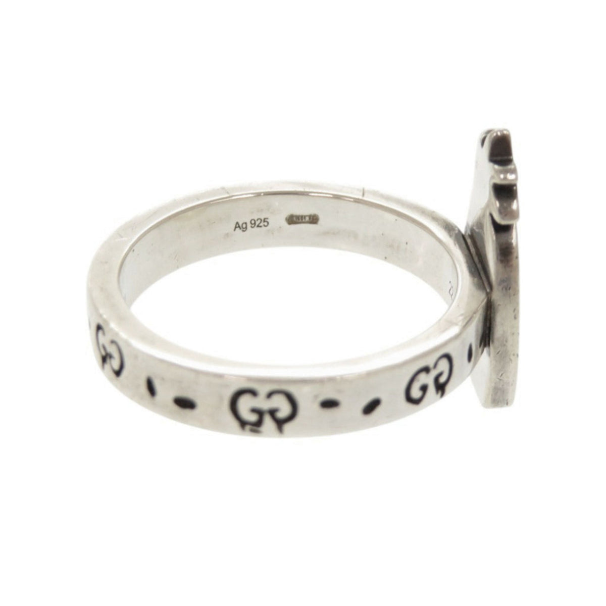 Gucci Silver Silver 925 Band Ring (Pre-Owned)