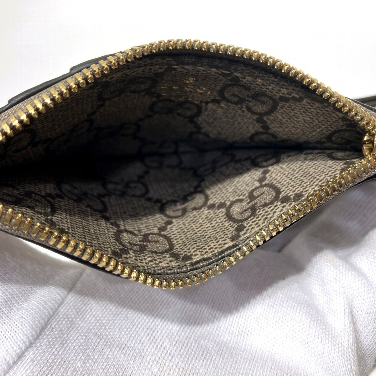 Gucci Brown Pvc Coin Purse/Coin Case (Pre-Owned)