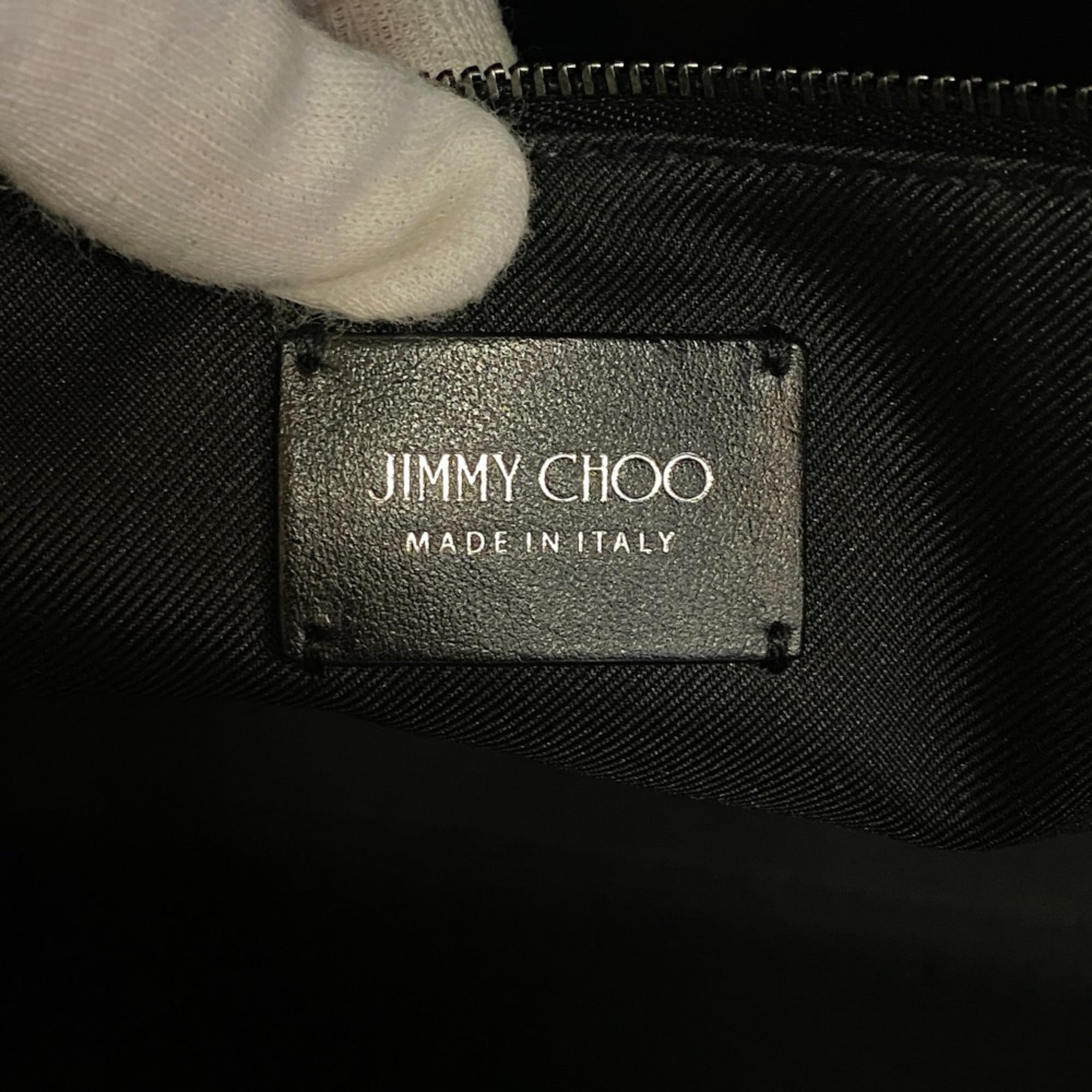 Jimmy Choo Black Leather Tote Bag (Pre-Owned)