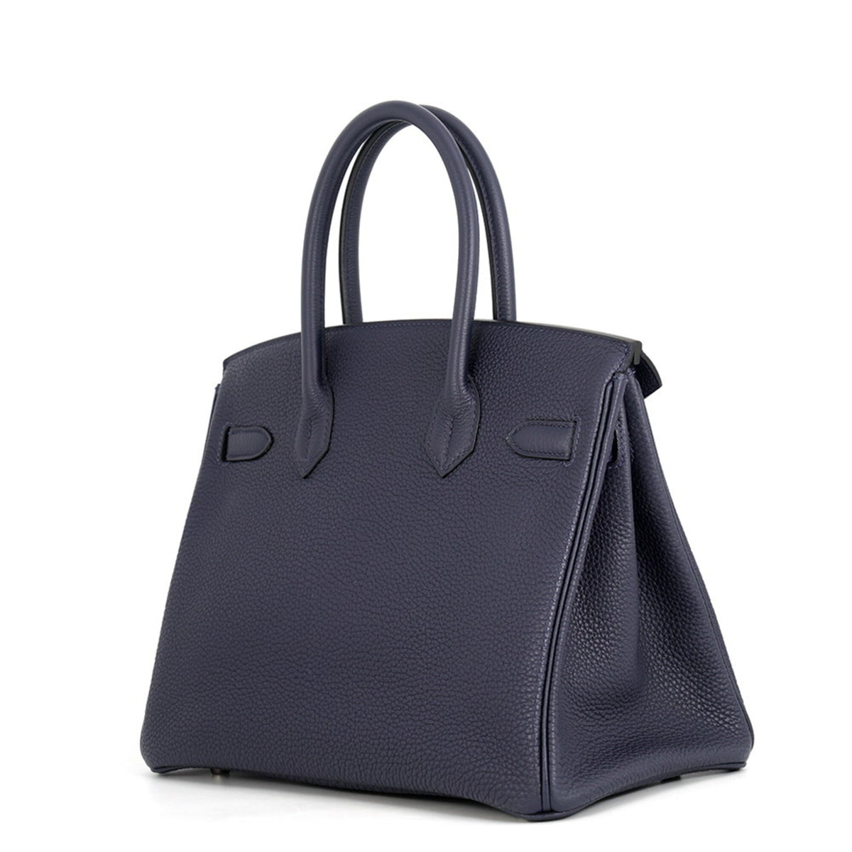 Hermes Blue Nuit Togo Leather Handbag (Pre-Owned)