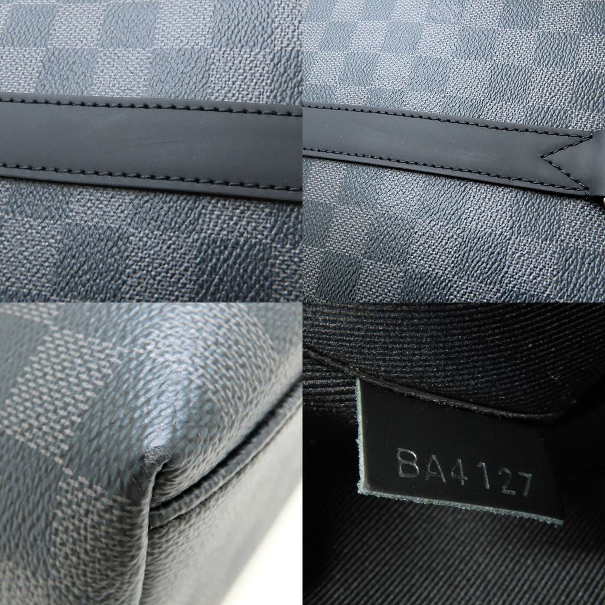 Louis Vuitton Black Damier Graphite Gray Damier Graphite Tote Bag (Pre-Owned)