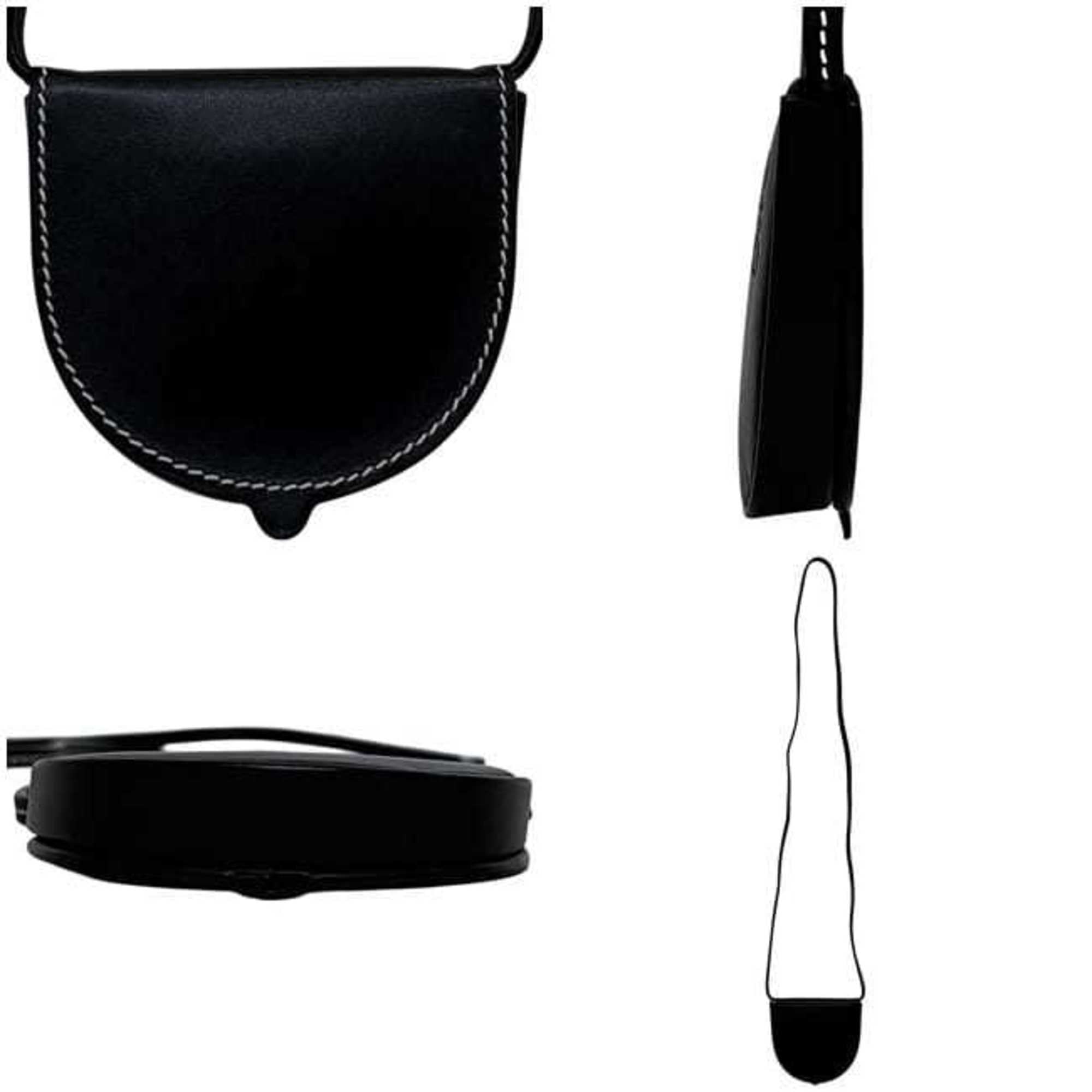 Loewe Black Leather Pochette Pouch (Pre-Owned)