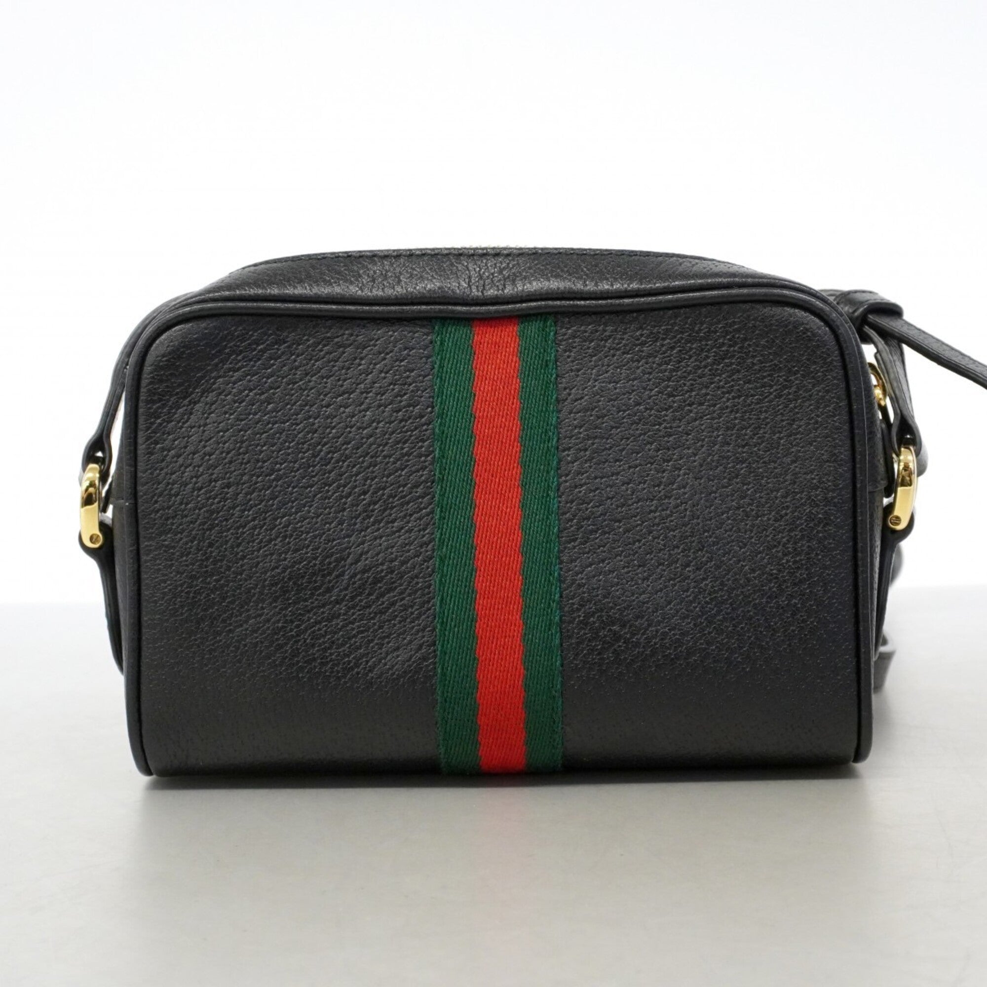 Gucci Black Leather Shoulder Bag (Pre-Owned)