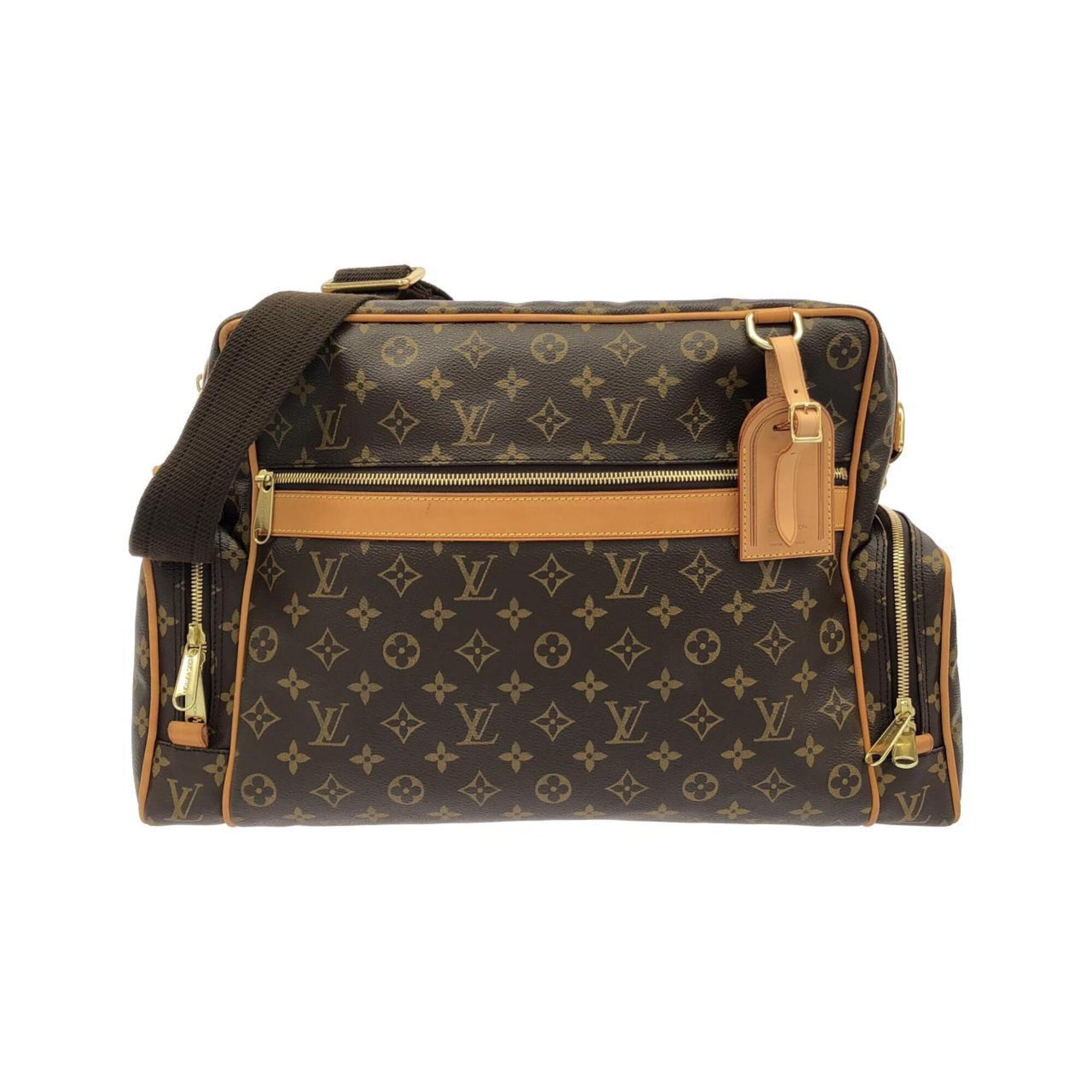 Louis Vuitton Monogram Marron Coated Canvas Shoulder Bag (Pre-Owned)