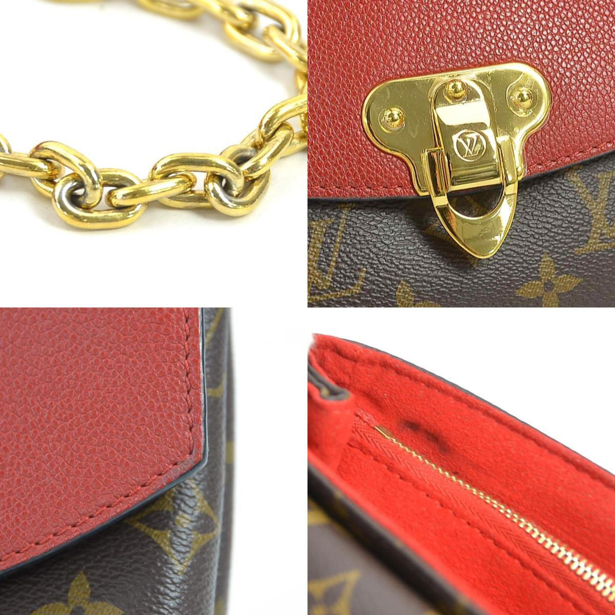 Louis Vuitton Cerise Monogram Monogram Leather Shoulder Bag (Pre-Owned)