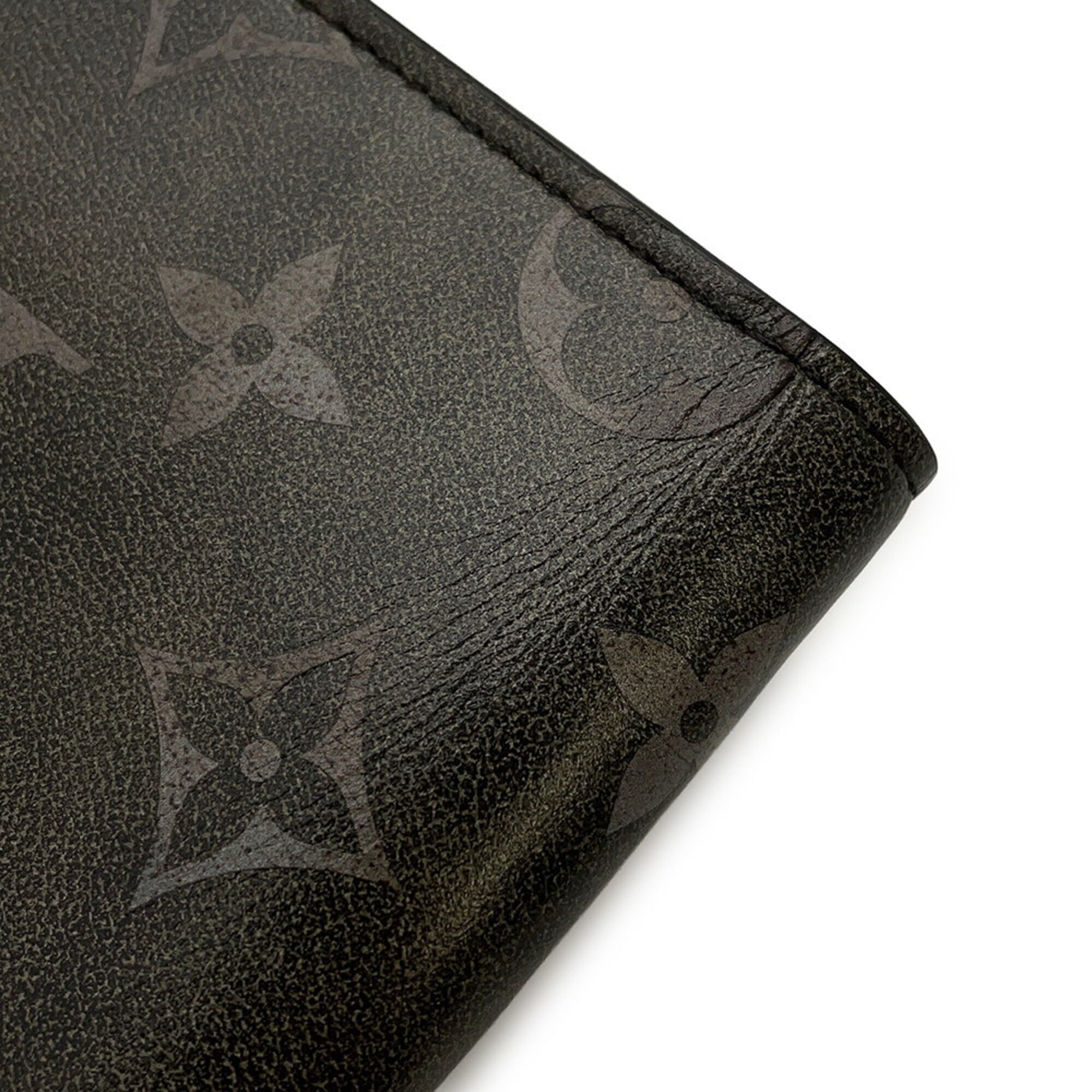 Louis Vuitton Monogram Black Gray Noir Monogram Wallet (Bi-Fold) (Pre-Owned)