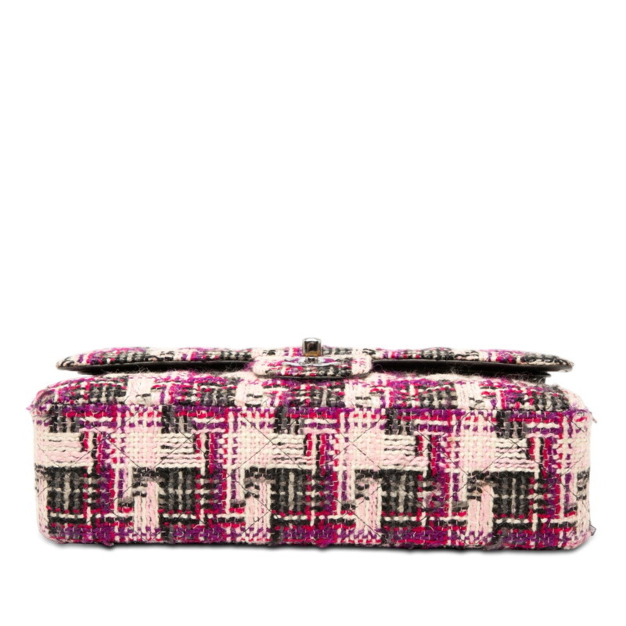 Chanel Multi-Color Tweed Leather Shoulder Bag (Pre-Owned)