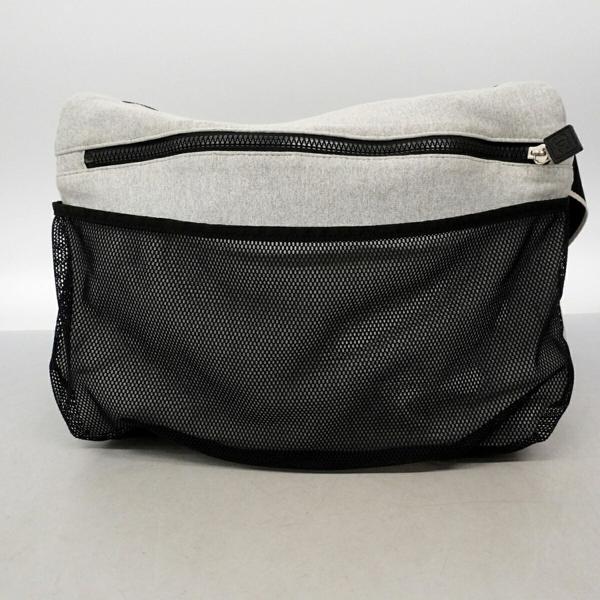 Chanel Gray Cotton Shoulder Bag (Pre-Owned)