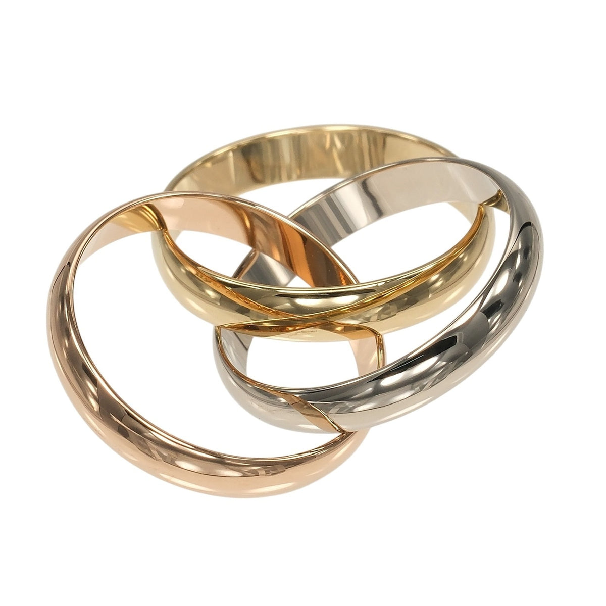 Cartier Yellow Gold (18K) Pink Gold (18K) White Gold (18K) Band Ring (Pre-Owned)