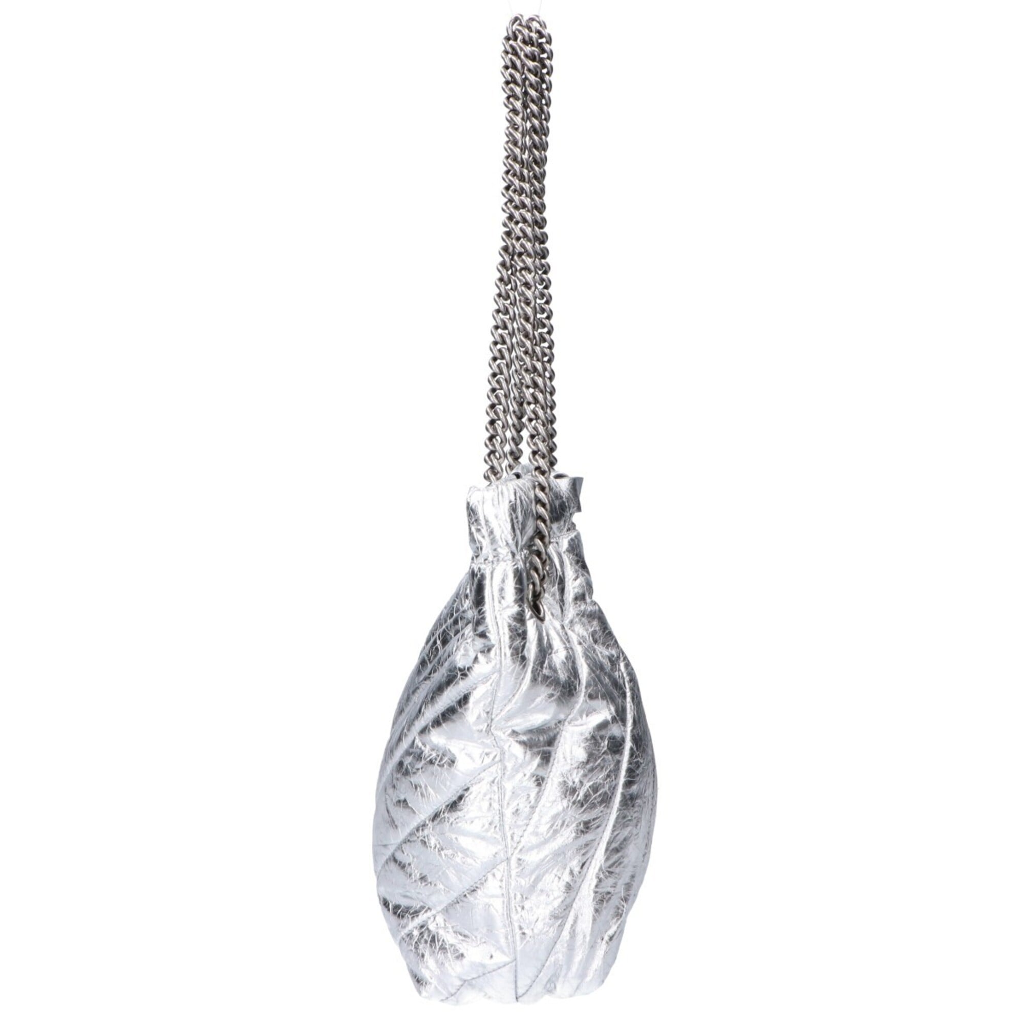 Balenciaga Silver Leather Tote Bag (Pre-Owned)