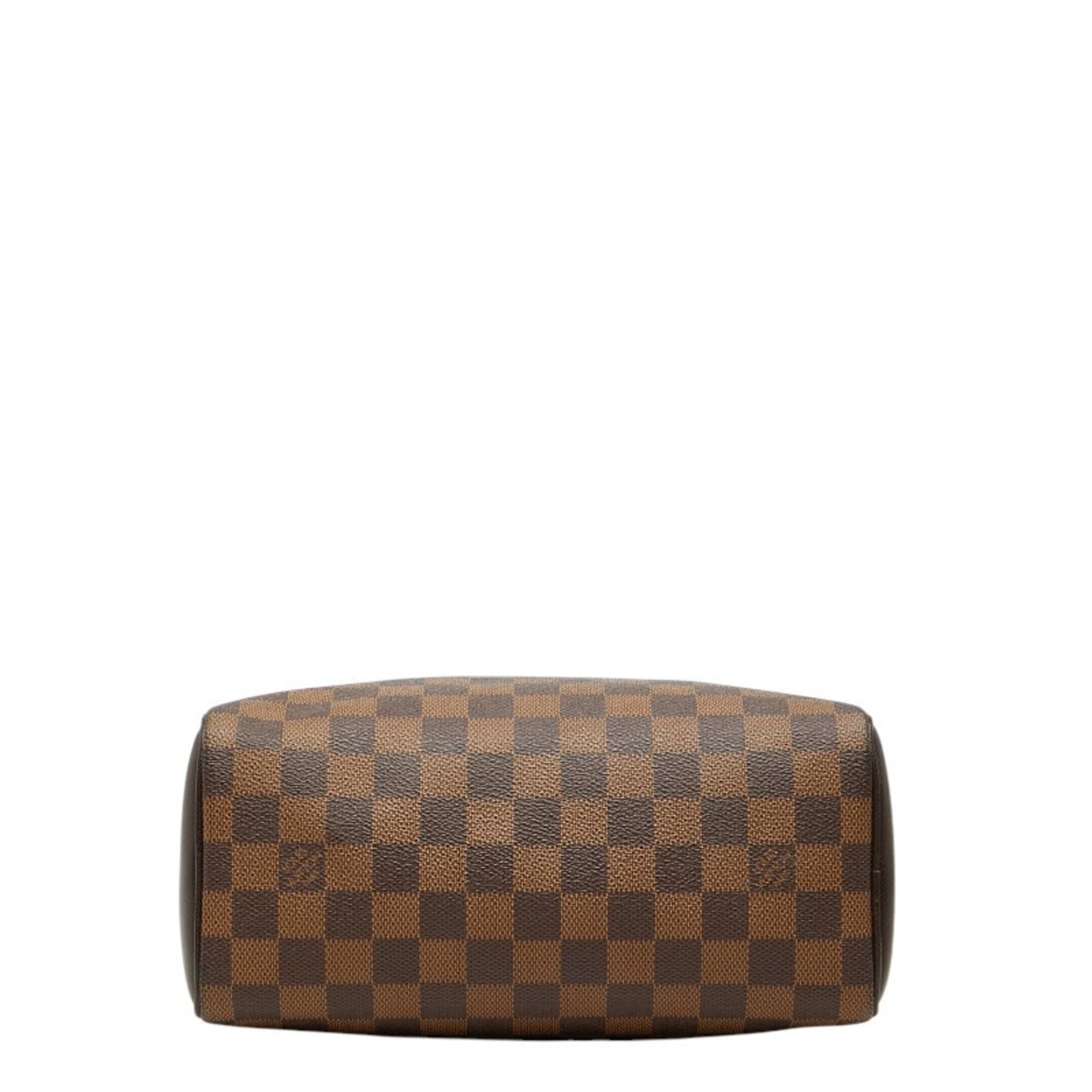 Louis Vuitton Brown Damier Canvas Pvc Leather Handbag (Pre-Owned)