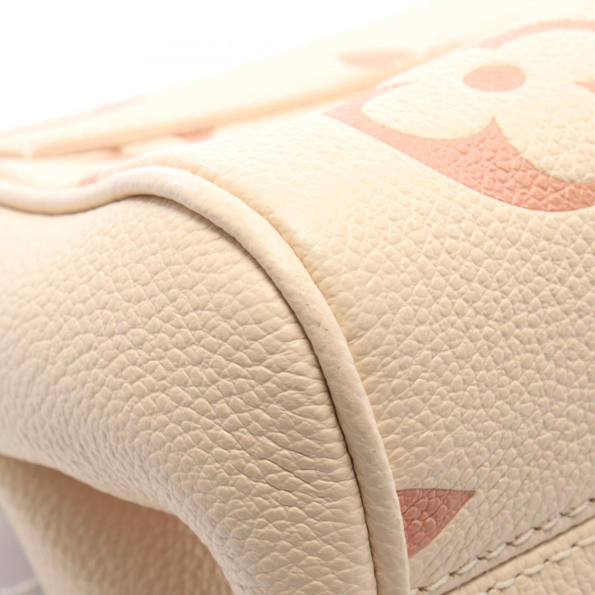 Louis Vuitton Beige Pink Leather Handbag (Pre-Owned)