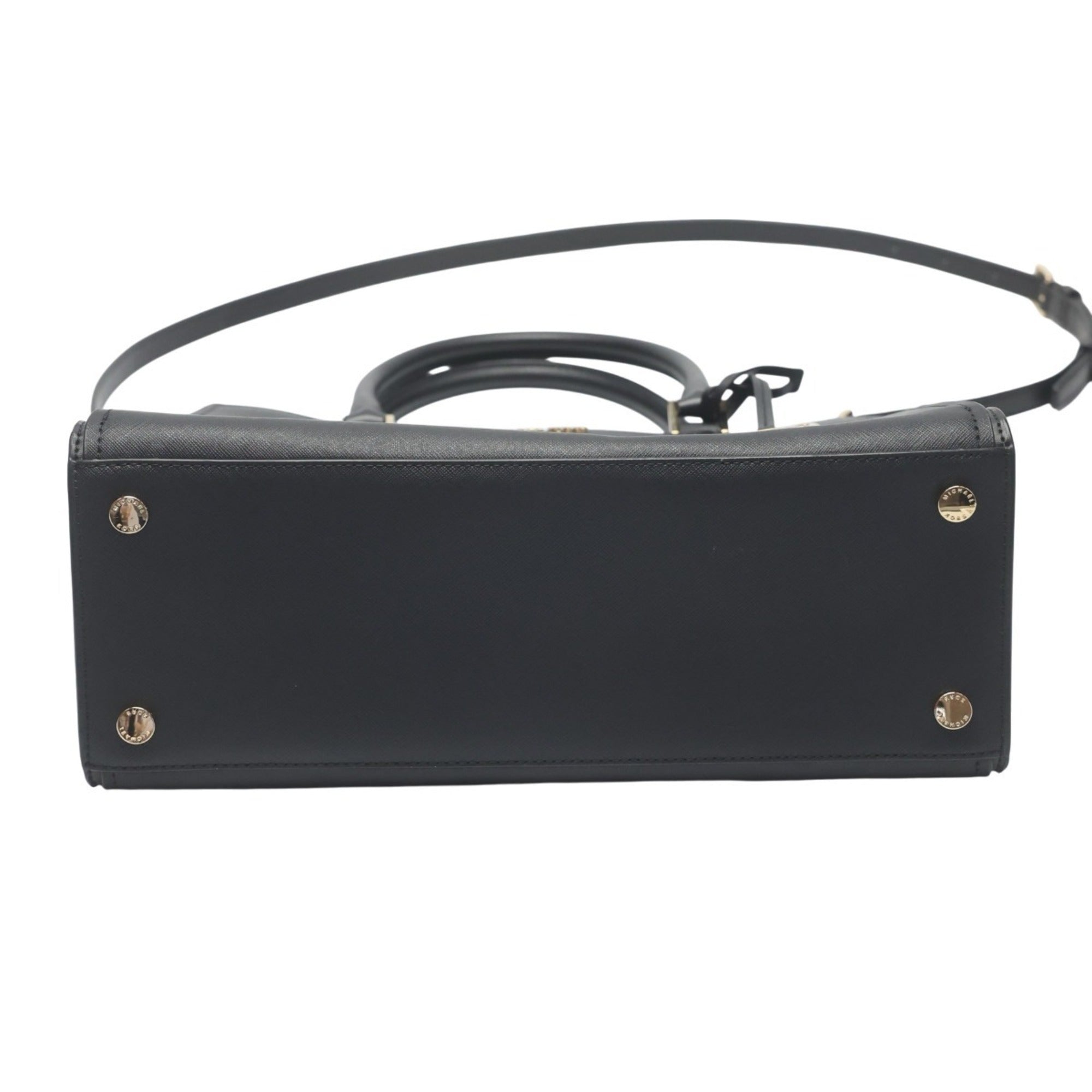 Michael Kors Black Leather Tote Bag (Pre-Owned)