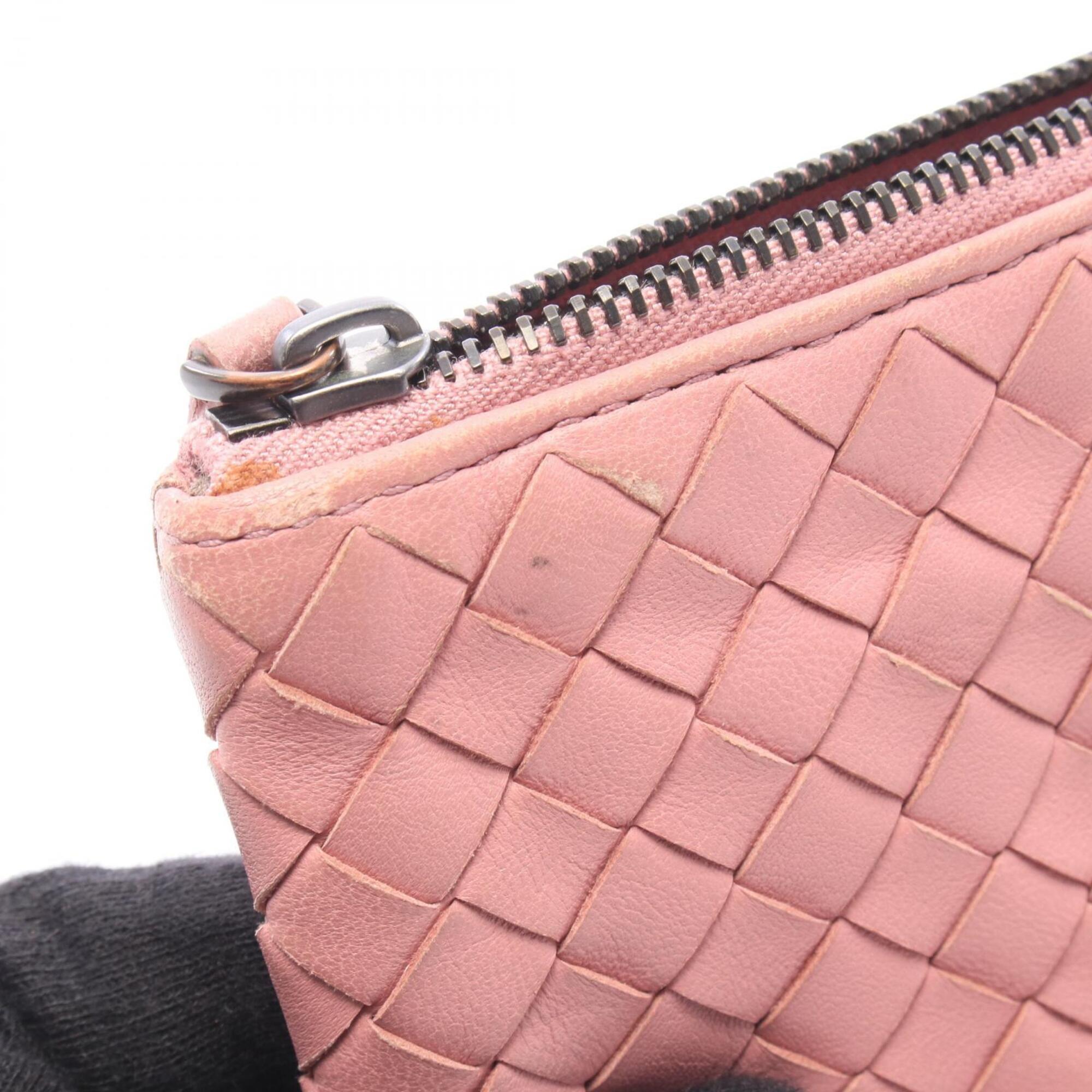 Bottega Veneta Pink Intrecciato Pouch (Pre-Owned)