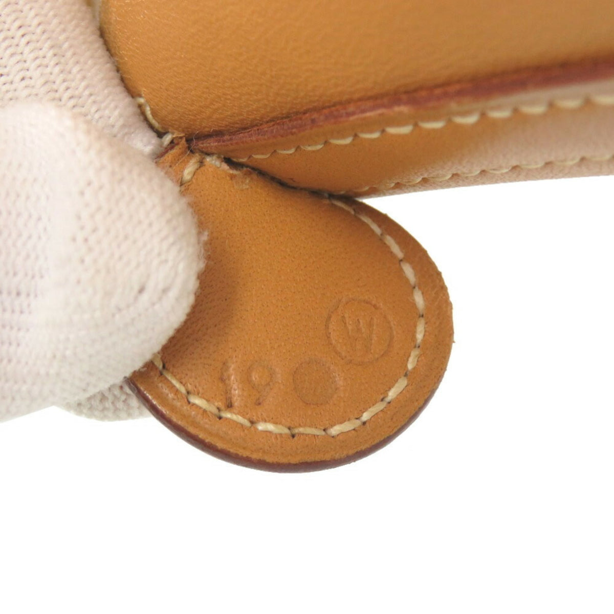 Hermes Natural Chamonix Leather Handbag (Pre-Owned)