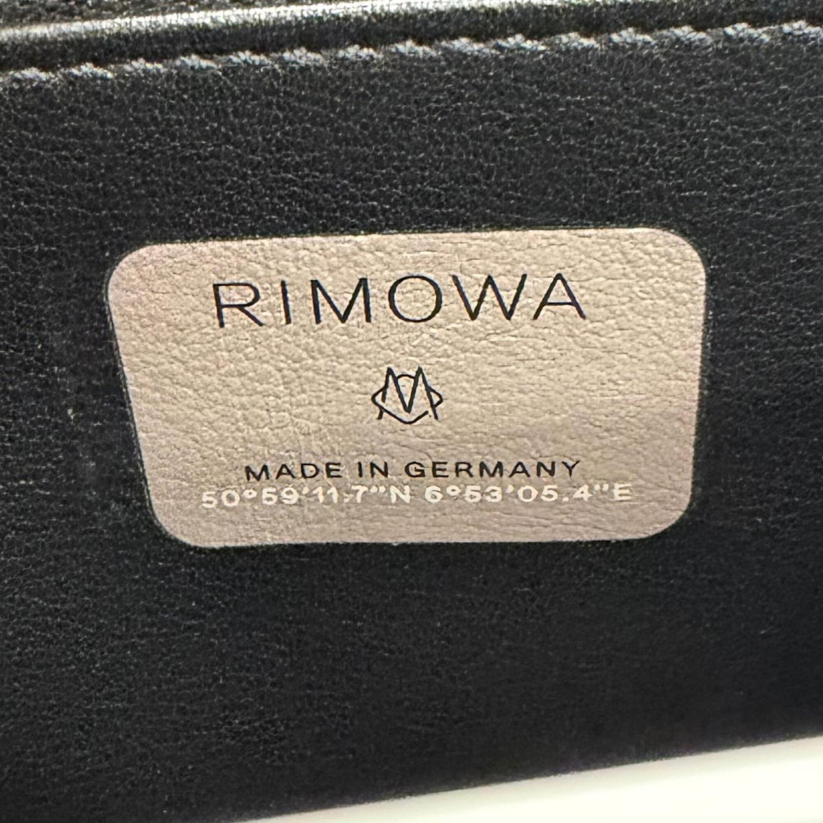 Rimowa Black Aluminum Leather Shoulder Bag (Pre-Owned)