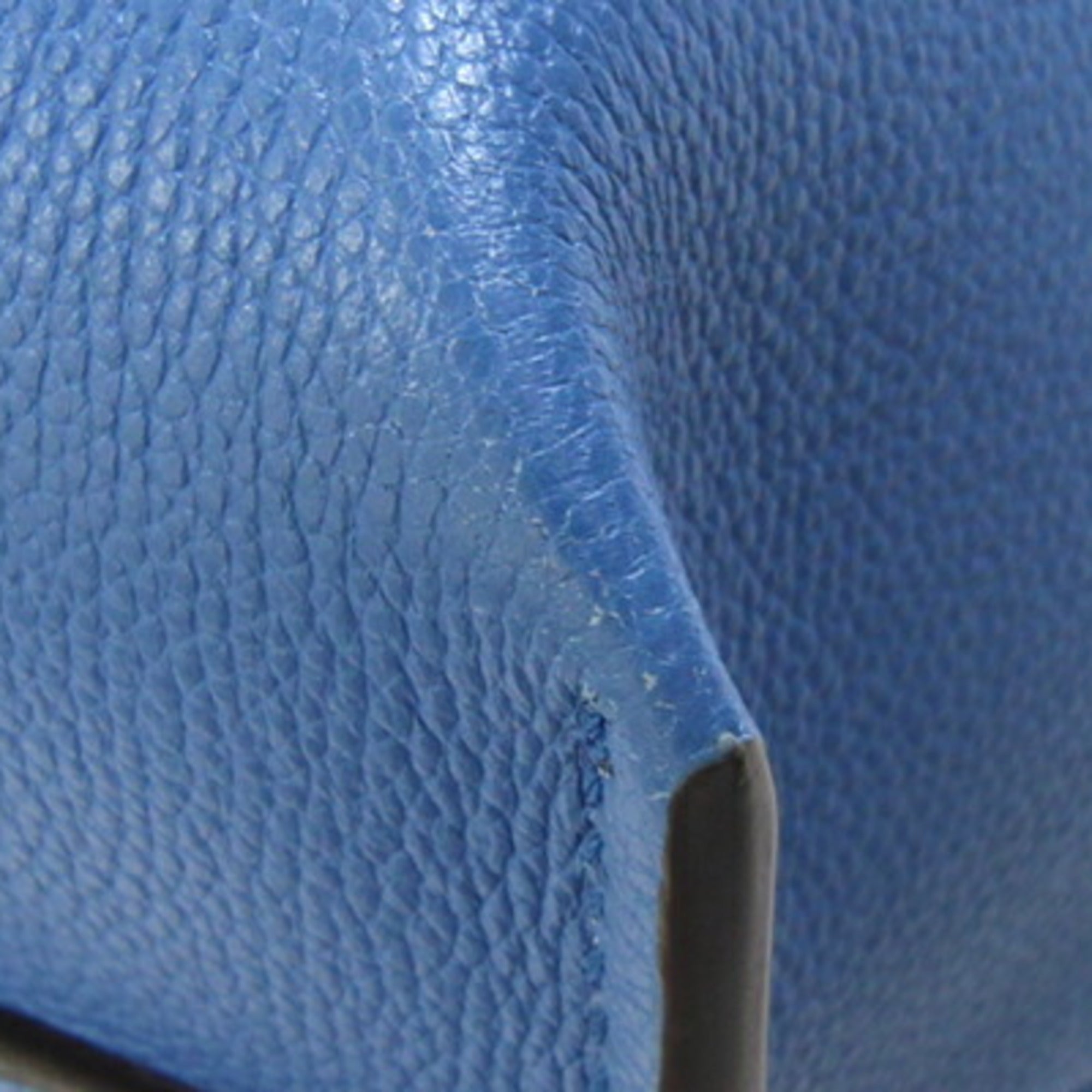 Tod's Blue Leather Handbag Shoulder Bag (Pre-Owned)