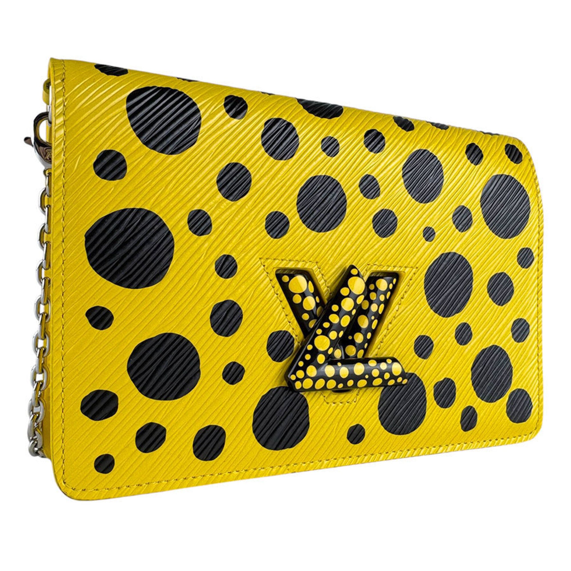 Louis Vuitton Black Yellow Epi Leather Shoulder Bag (Pre-Owned)