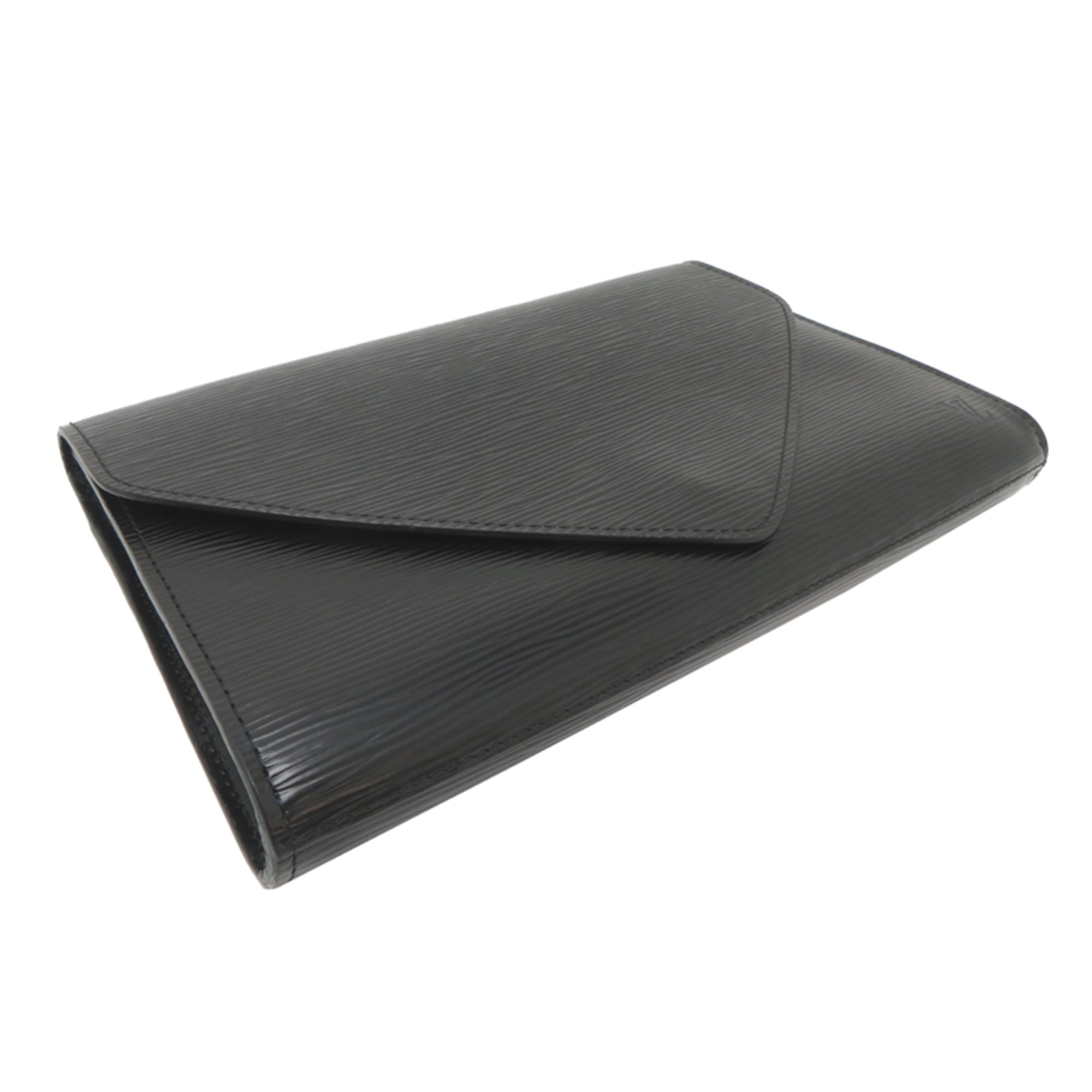 Louis Vuitton Black Epi Leather Clutch Bag (Pre-Owned)