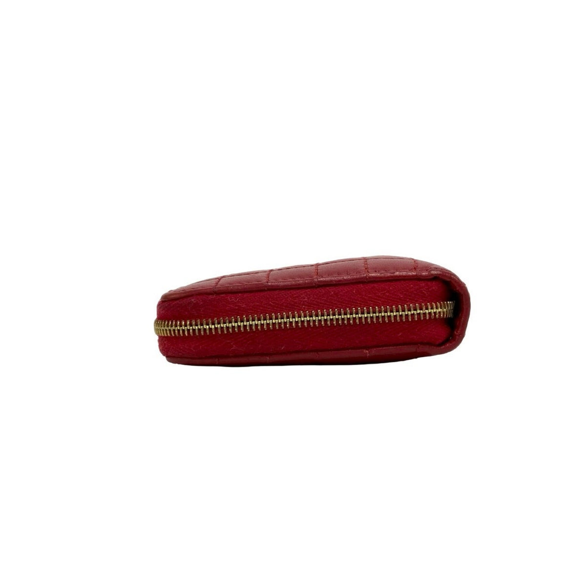 Celine Red Color Leather Wallet (Bi-Fold) (Pre-Owned)