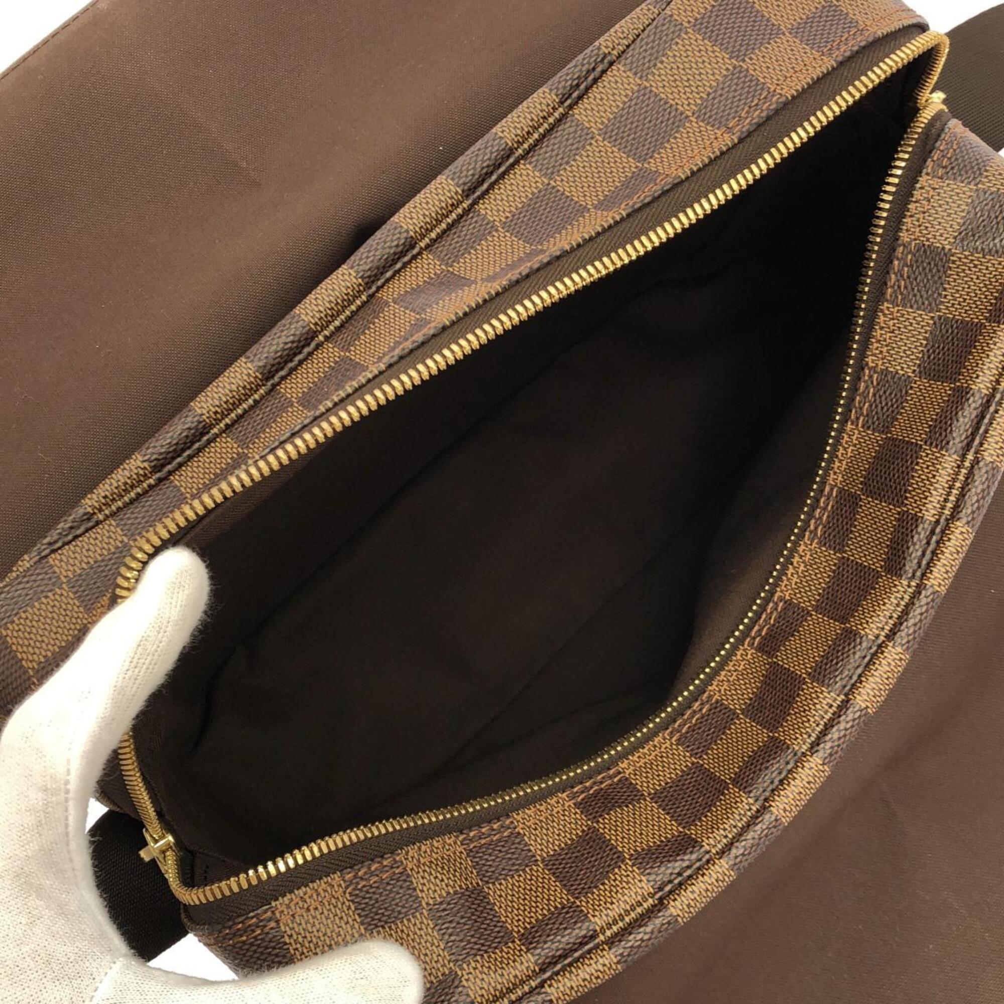 Louis Vuitton Ebene Coated Canvas Shoulder Bag (Pre-Owned)