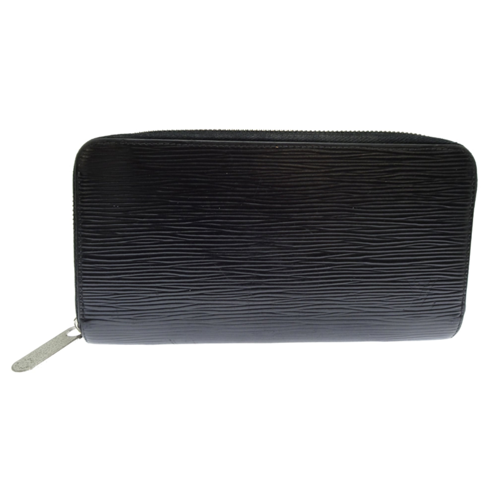 Louis Vuitton Black Noir Epi Leather Long Wallet (Bi-Fold) (Pre-Owned)