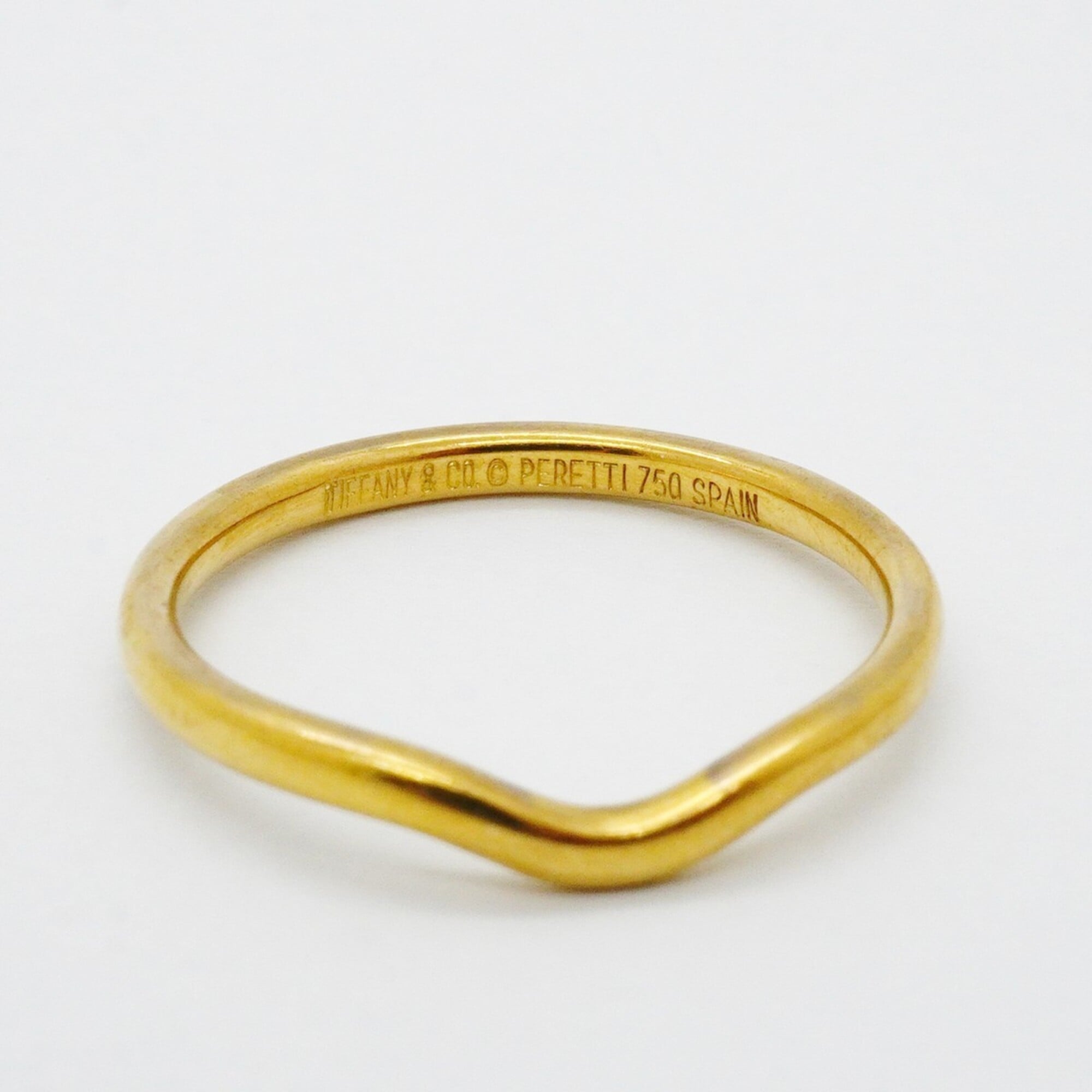 Tiffany Yellow Gold (18K) Band Ring (Pre-Owned)