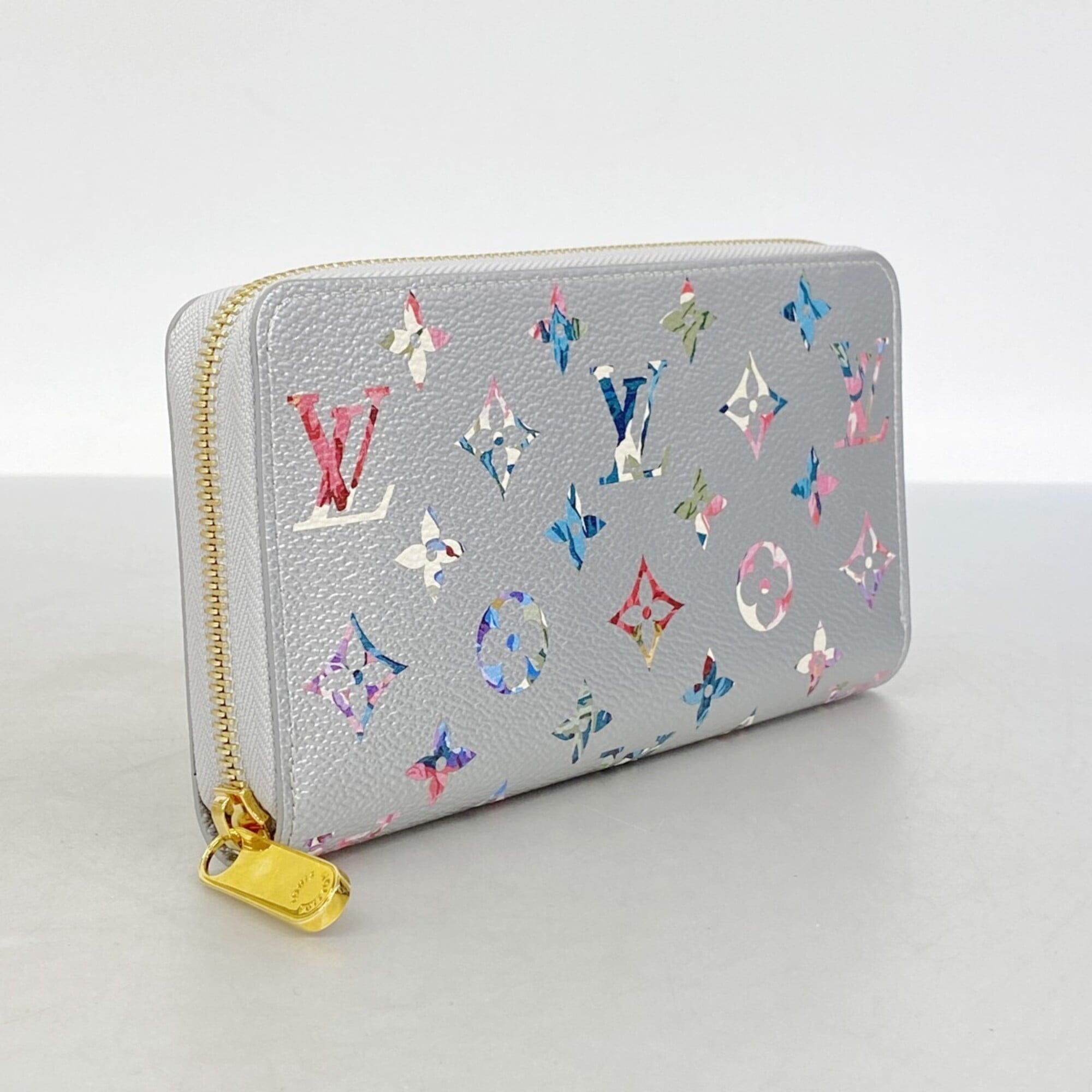 Louis Vuitton Silver Long Wallet (Bi-Fold) (Pre-Owned)