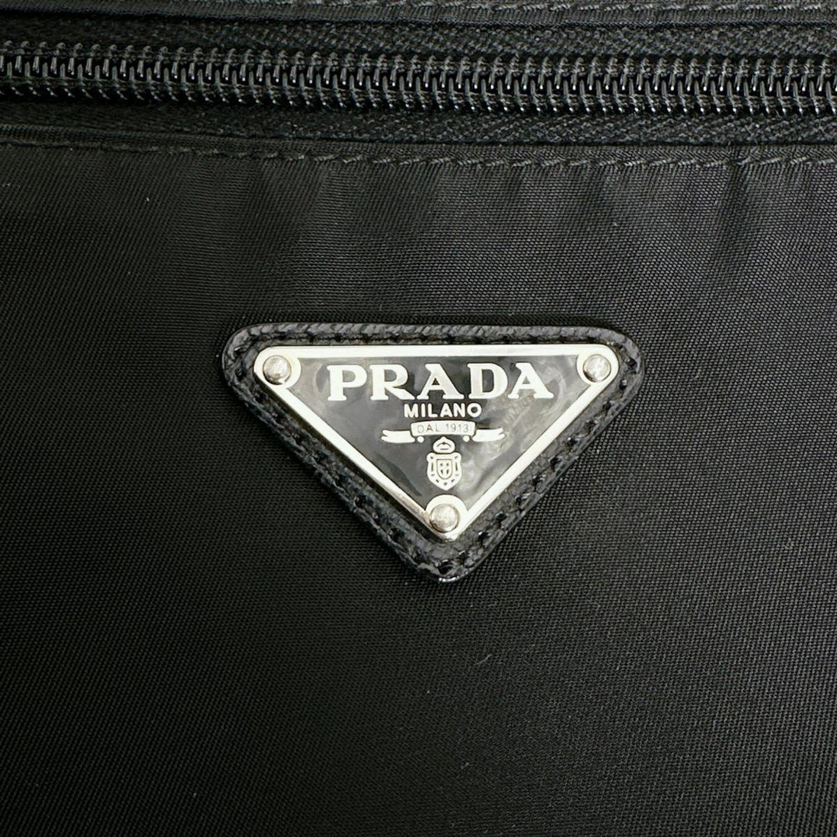 Prada Black Nylon Shoulder Bag Sling Bag (Pre-Owned)
