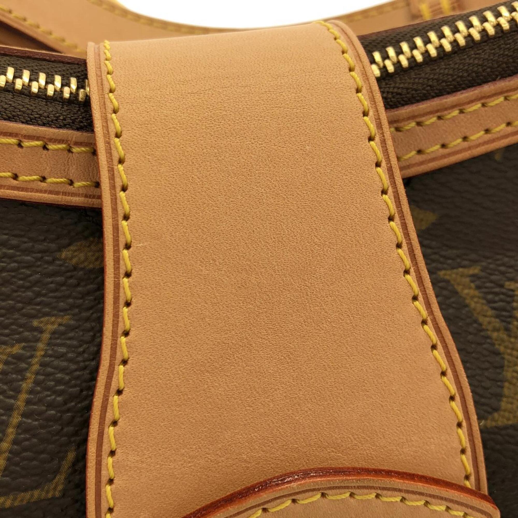 Louis Vuitton Brown Coated Canvas Handbag Shoulder Bag (Pre-Owned)