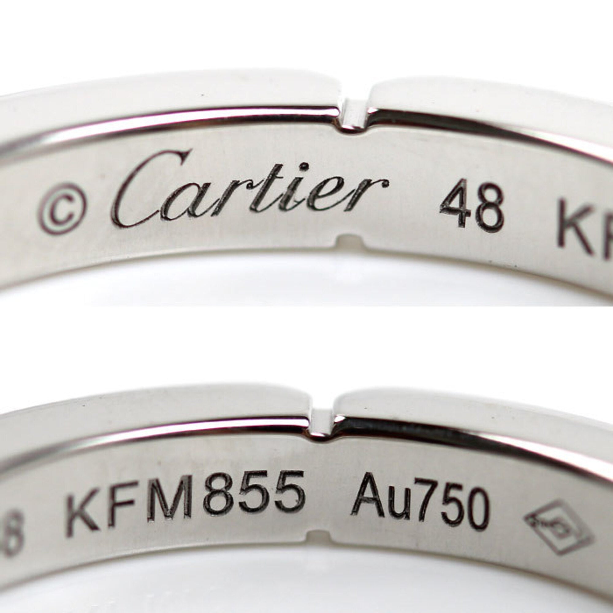 Cartier White Gold (18K) Band Ring (Pre-Owned)