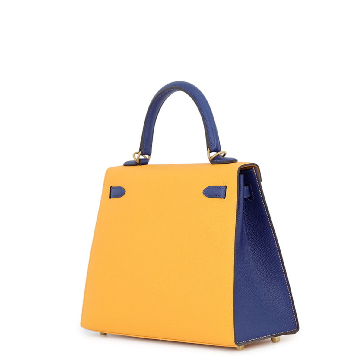 Hermes Kelly Blue Royal Epsom Leather Handbag (Pre-Owned)