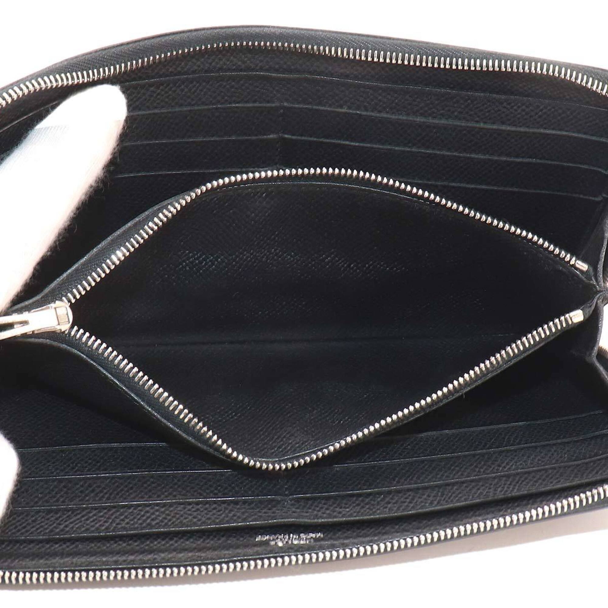 Hermes Black Epsom Leather Long Wallet (Bi-Fold) (Pre-Owned)