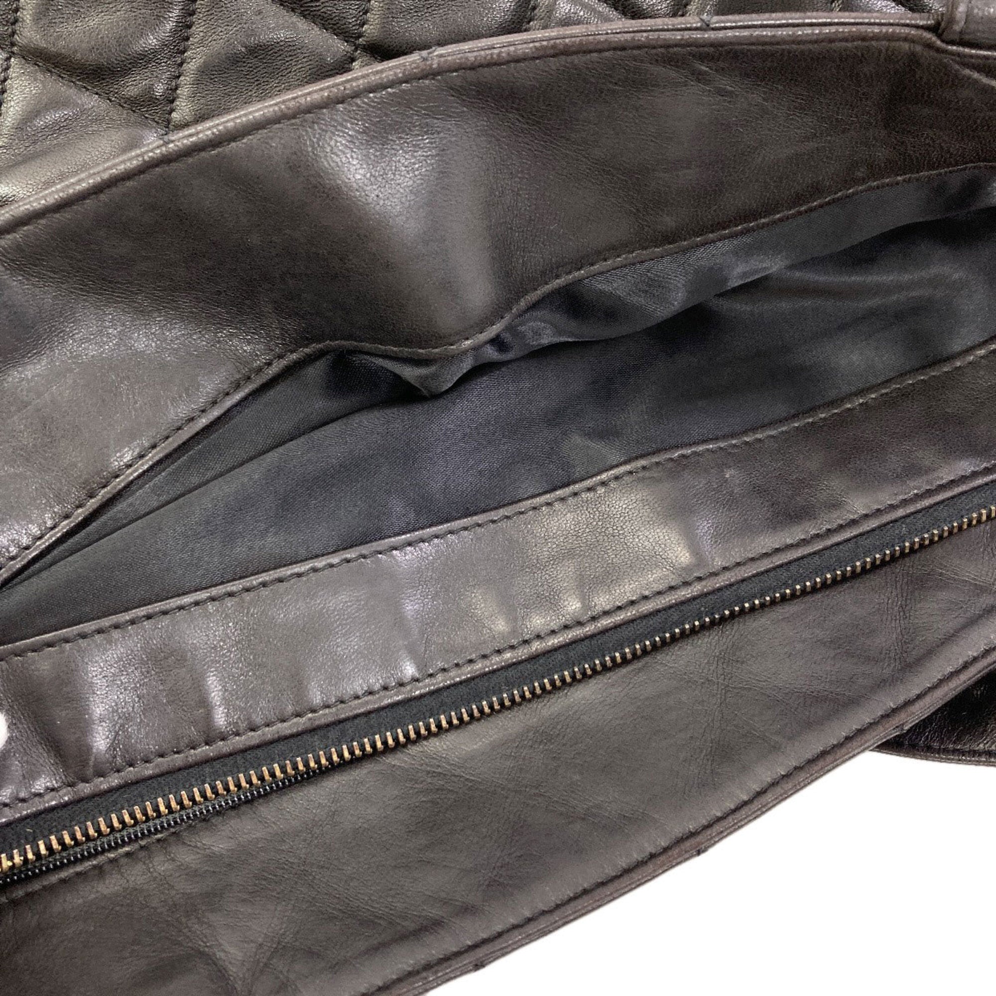 Chanel Black Leather Tote Bag (Pre-Owned)
