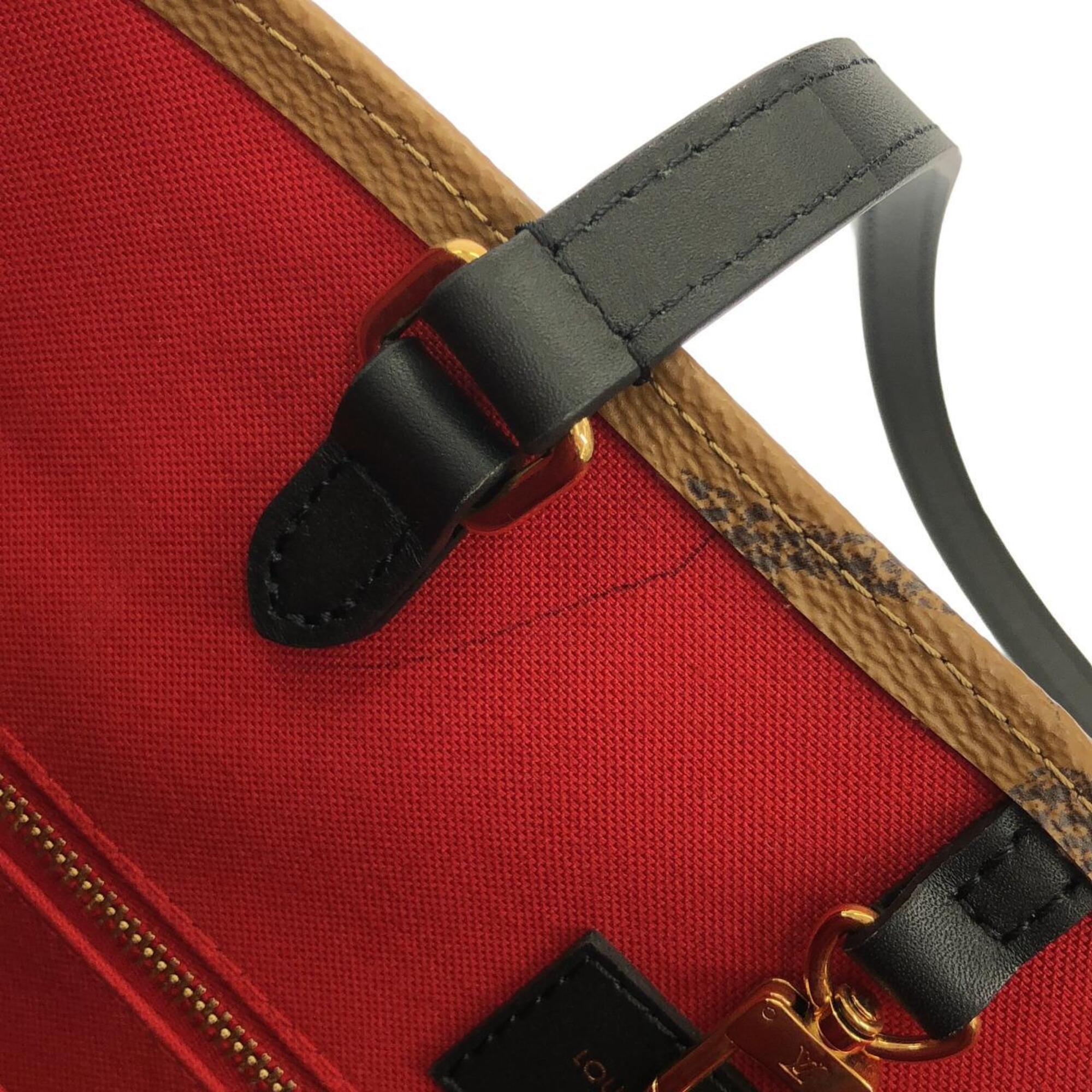 Louis Vuitton Marron Coated Canvas Handbag (Pre-Owned)