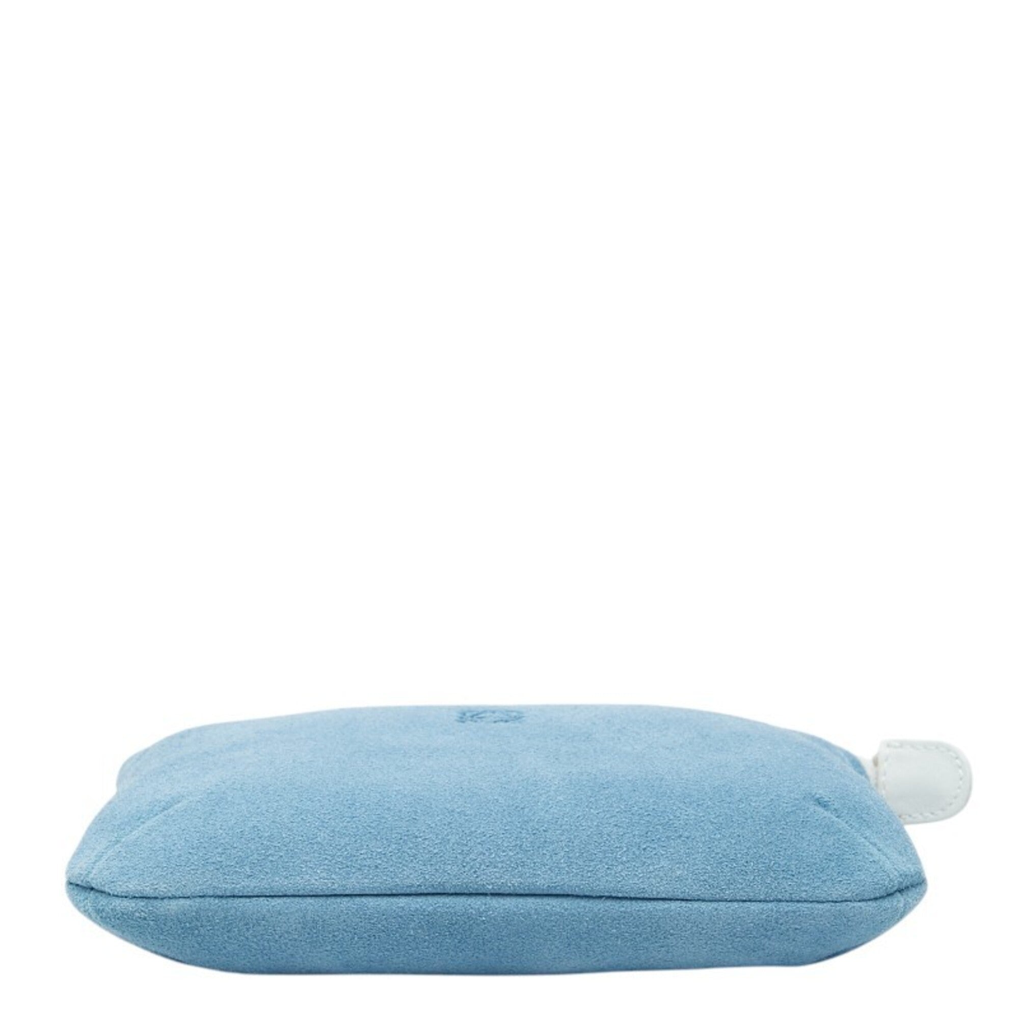 Loewe Blue Suede Handbag Pouch (Pre-Owned)